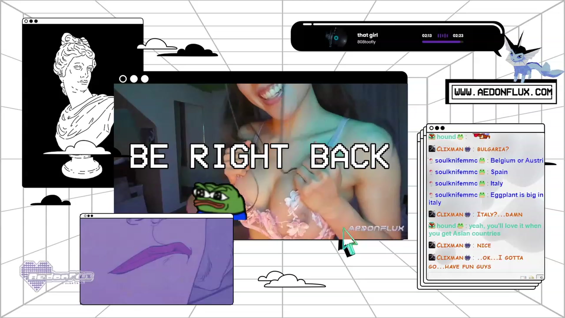 Gallery image thumbnail from AedonFlux's myfreecams stream on, 03/15/2024, 05:20 image 17 of 20