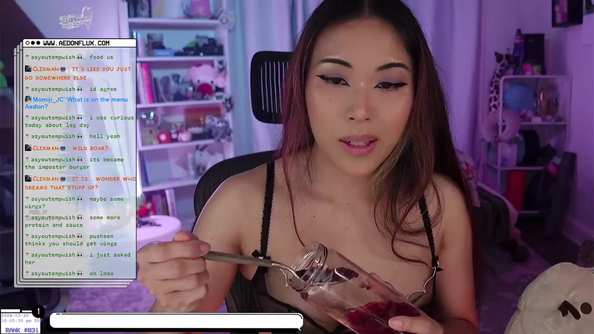 Gallery image thumbnail from AedonFlux's myfreecams stream on, 03/21/2024, 05:42 image 10 of 20