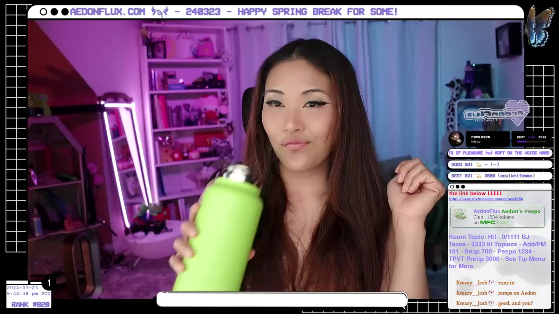 Gallery image thumbnail from AedonFlux's myfreecams stream on, 03/24/2024, 05:49 image 2 of 20