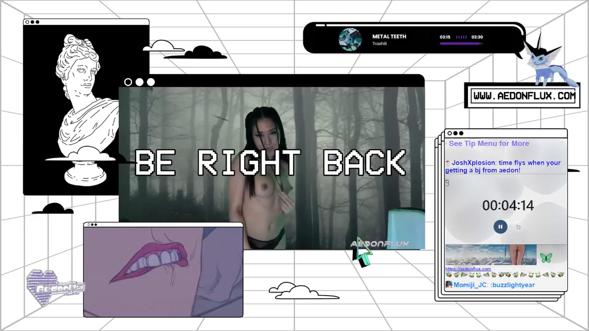 Gallery image thumbnail from AedonFlux's myfreecams stream on, 03/24/2024, 07:04 image 4 of 20