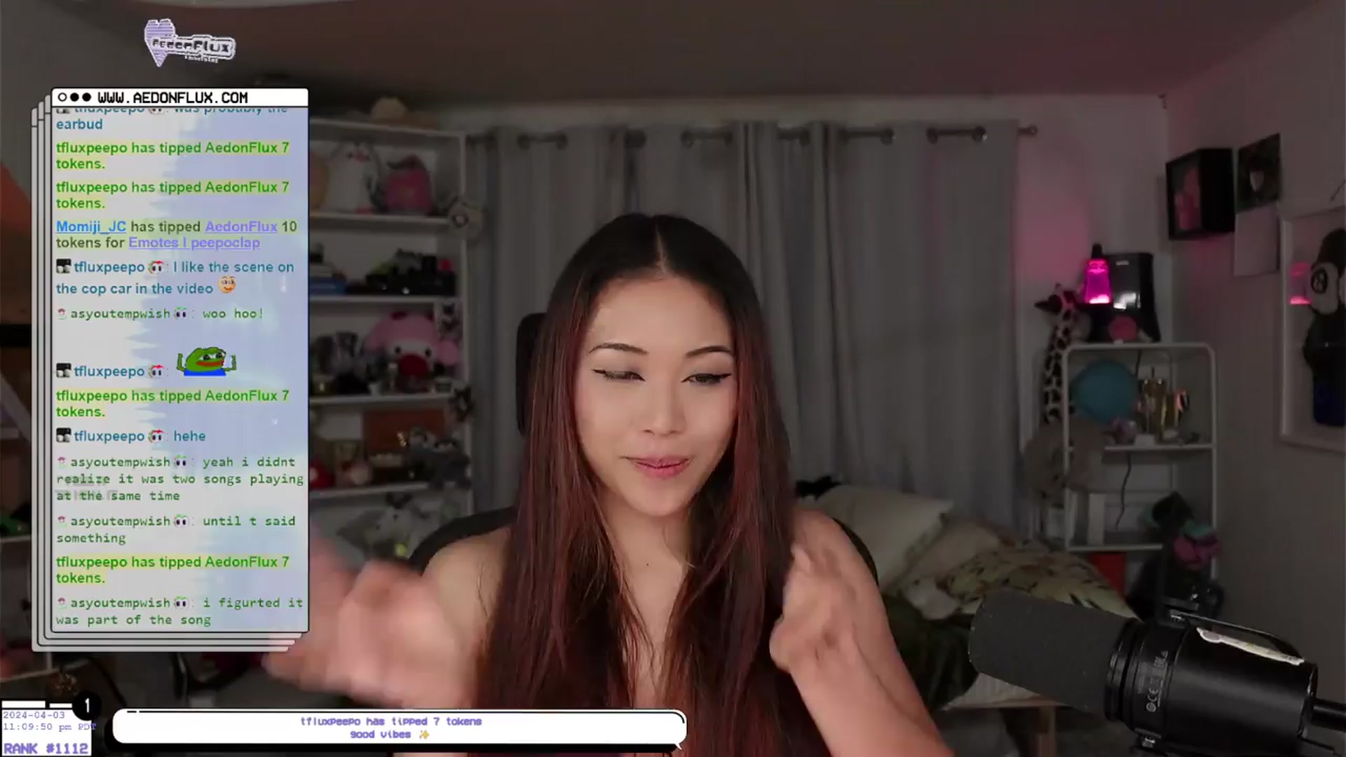 Gallery image thumbnail from AedonFlux's myfreecams stream on, 04/04/2024, 07:00 image 5 of 20