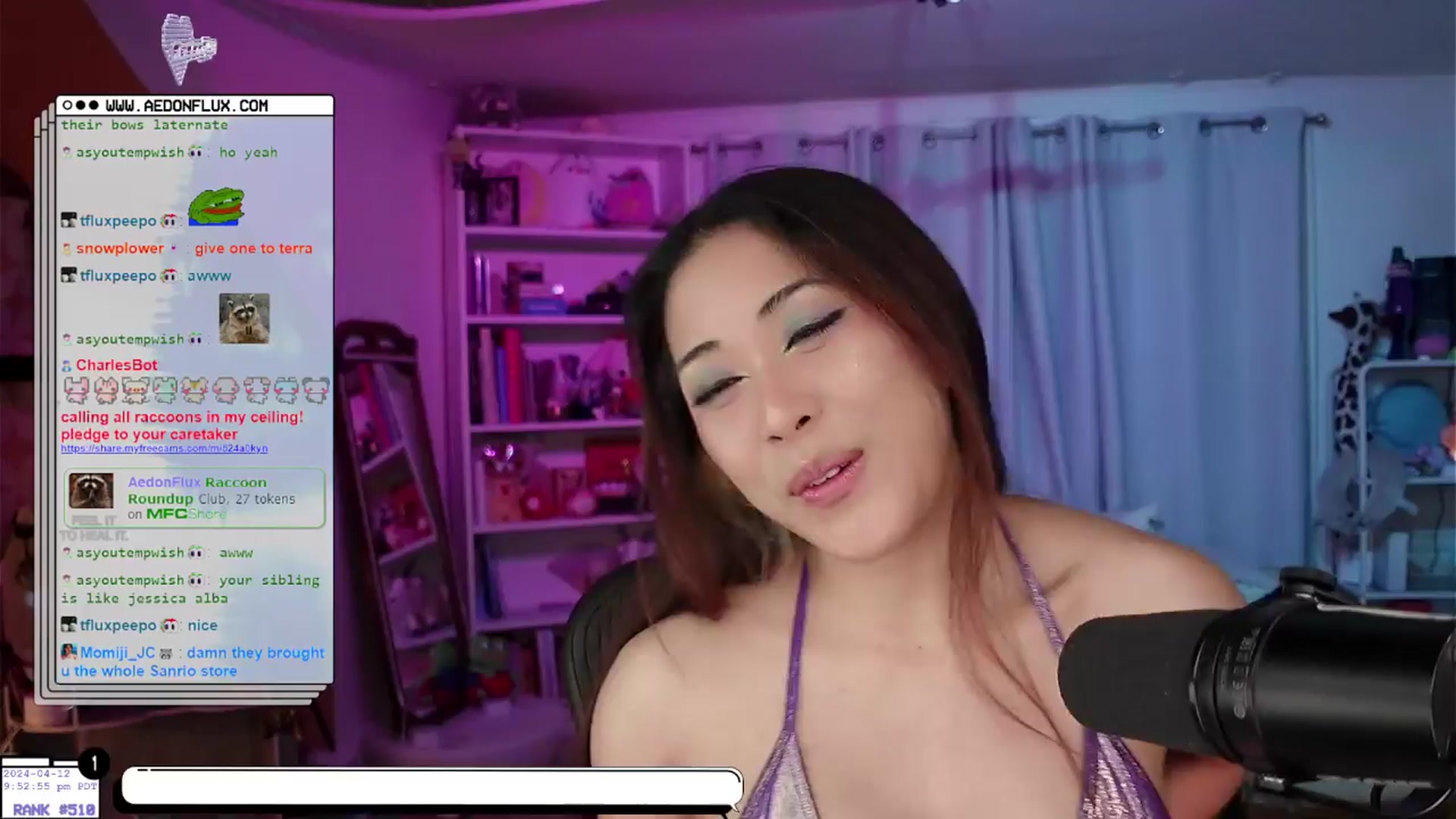 Gallery image thumbnail from AedonFlux's myfreecams stream on, 04/13/2024, 05:39 image 12 of 20