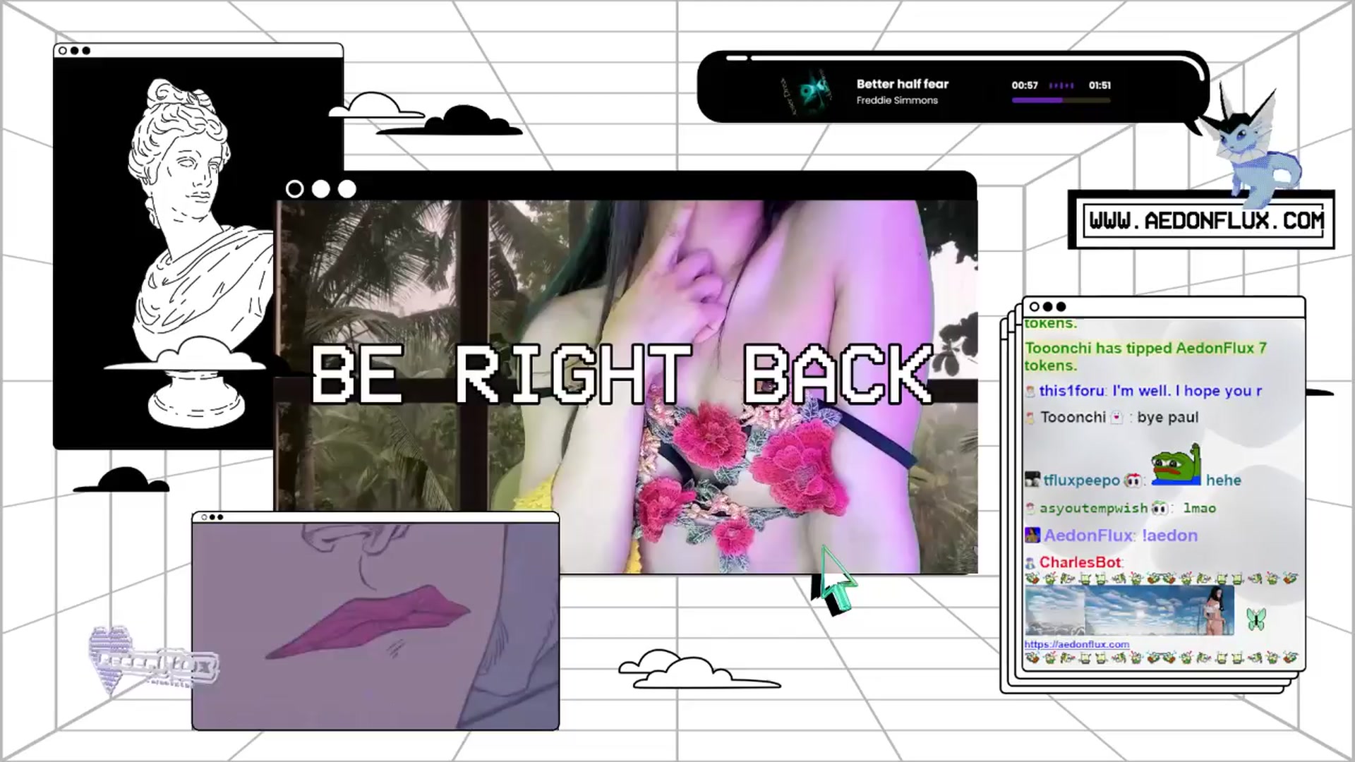 Gallery image thumbnail from AedonFlux's myfreecams stream on, 04/13/2024, 07:11 image 3 of 20
