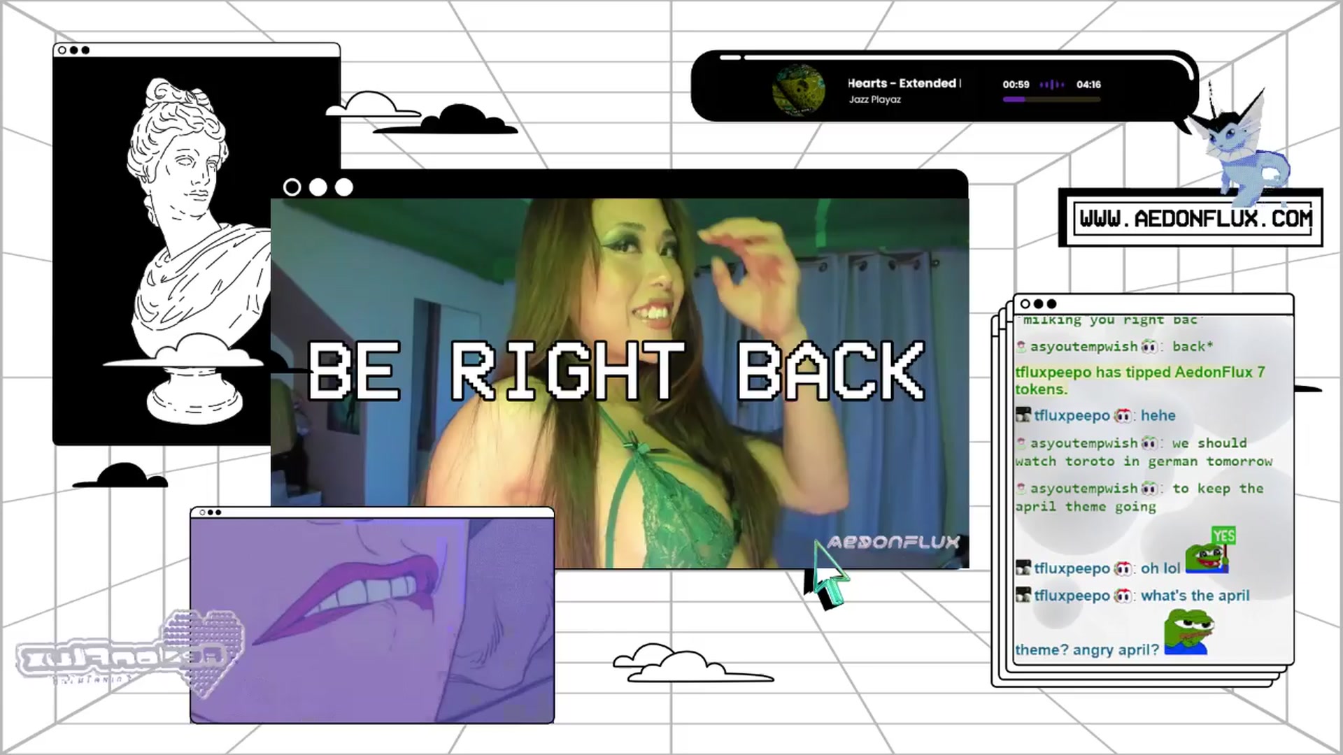 Gallery image thumbnail from AedonFlux's myfreecams stream on, 04/14/2024, 06:39 image 4 of 20