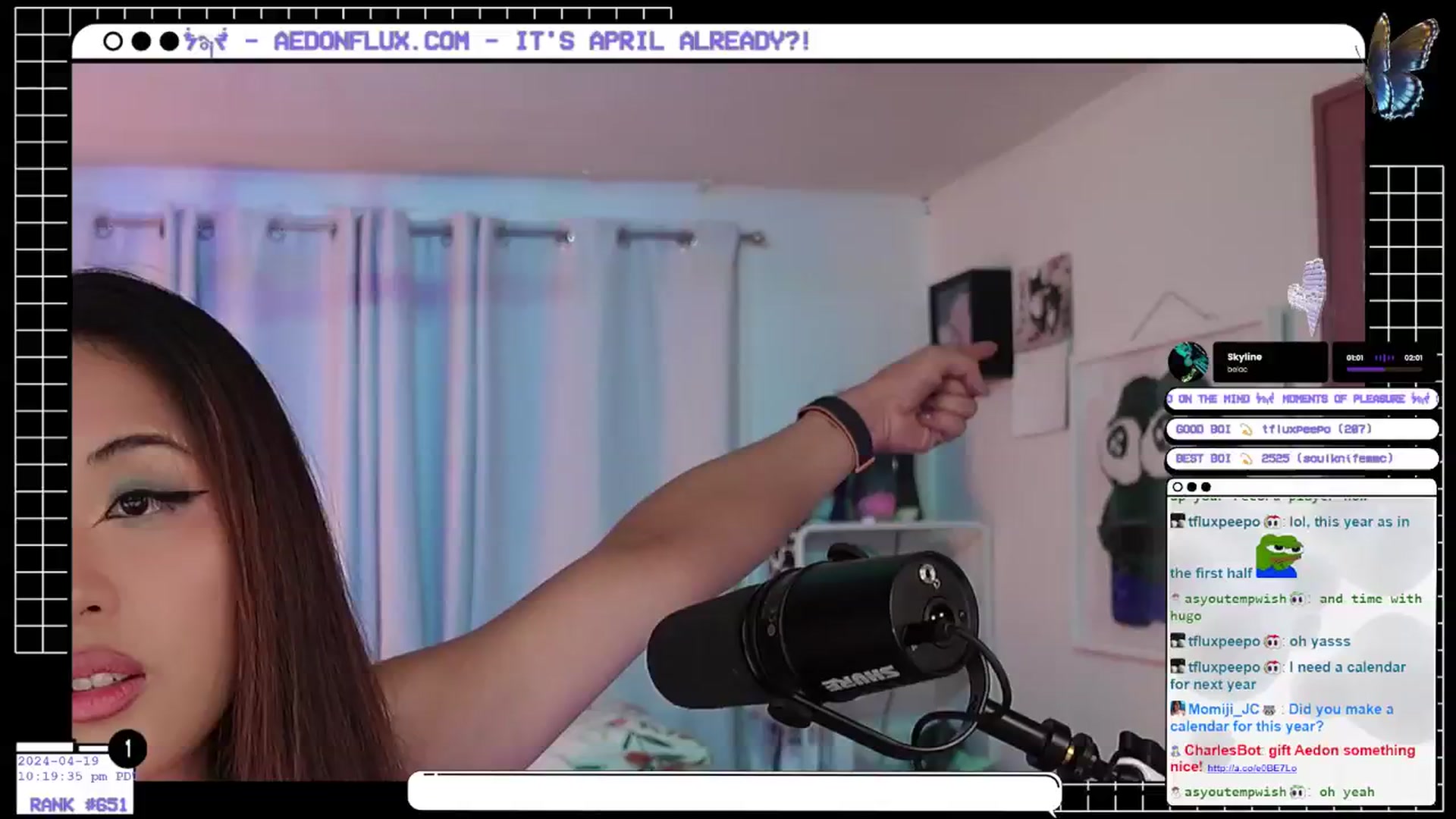 Gallery image thumbnail from AedonFlux's myfreecams stream on, 04/20/2024, 05:40 image 13 of 20