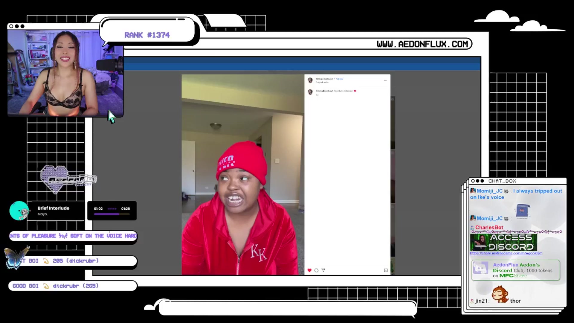 Gallery image thumbnail from AedonFlux's myfreecams stream on, 05/02/2024, 06:30 image 13 of 20