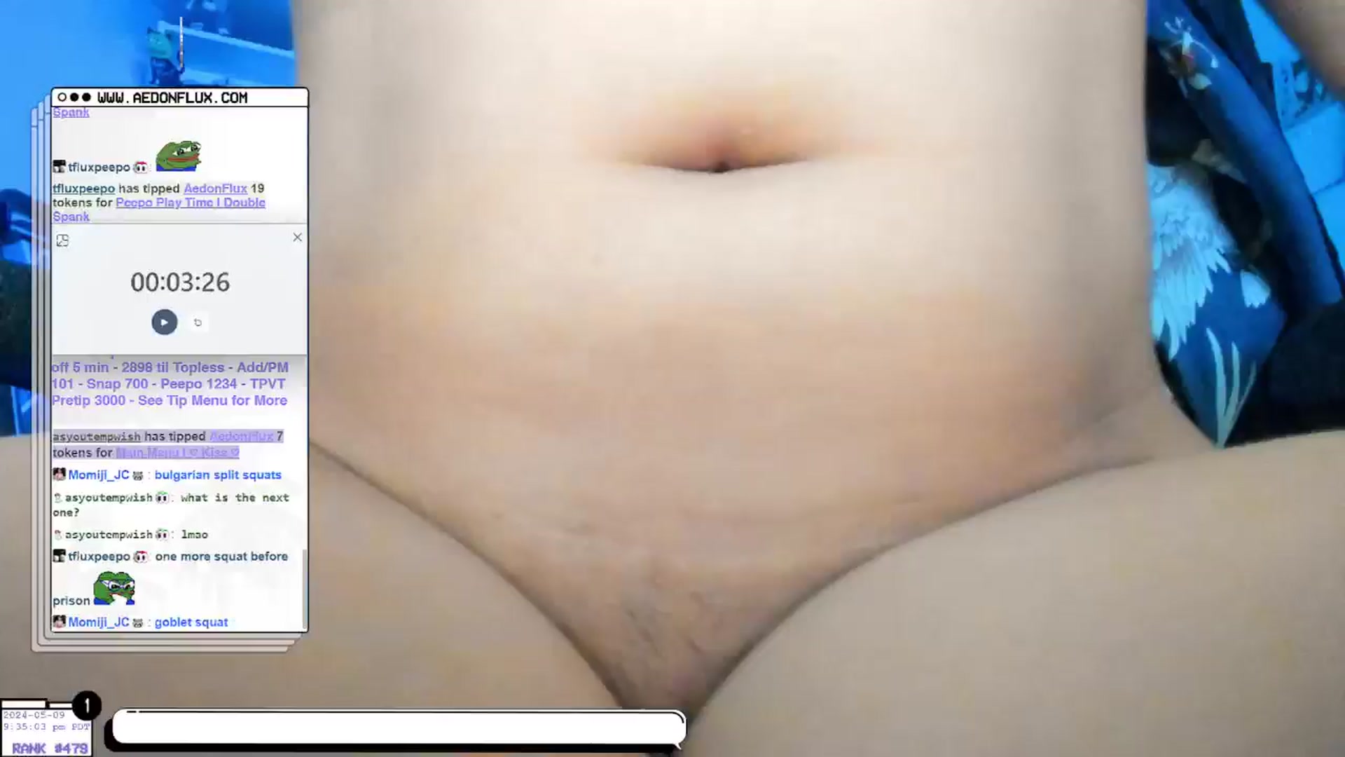 Gallery image thumbnail from AedonFlux's myfreecams stream on, 05/10/2024, 05:10 image 11 of 20