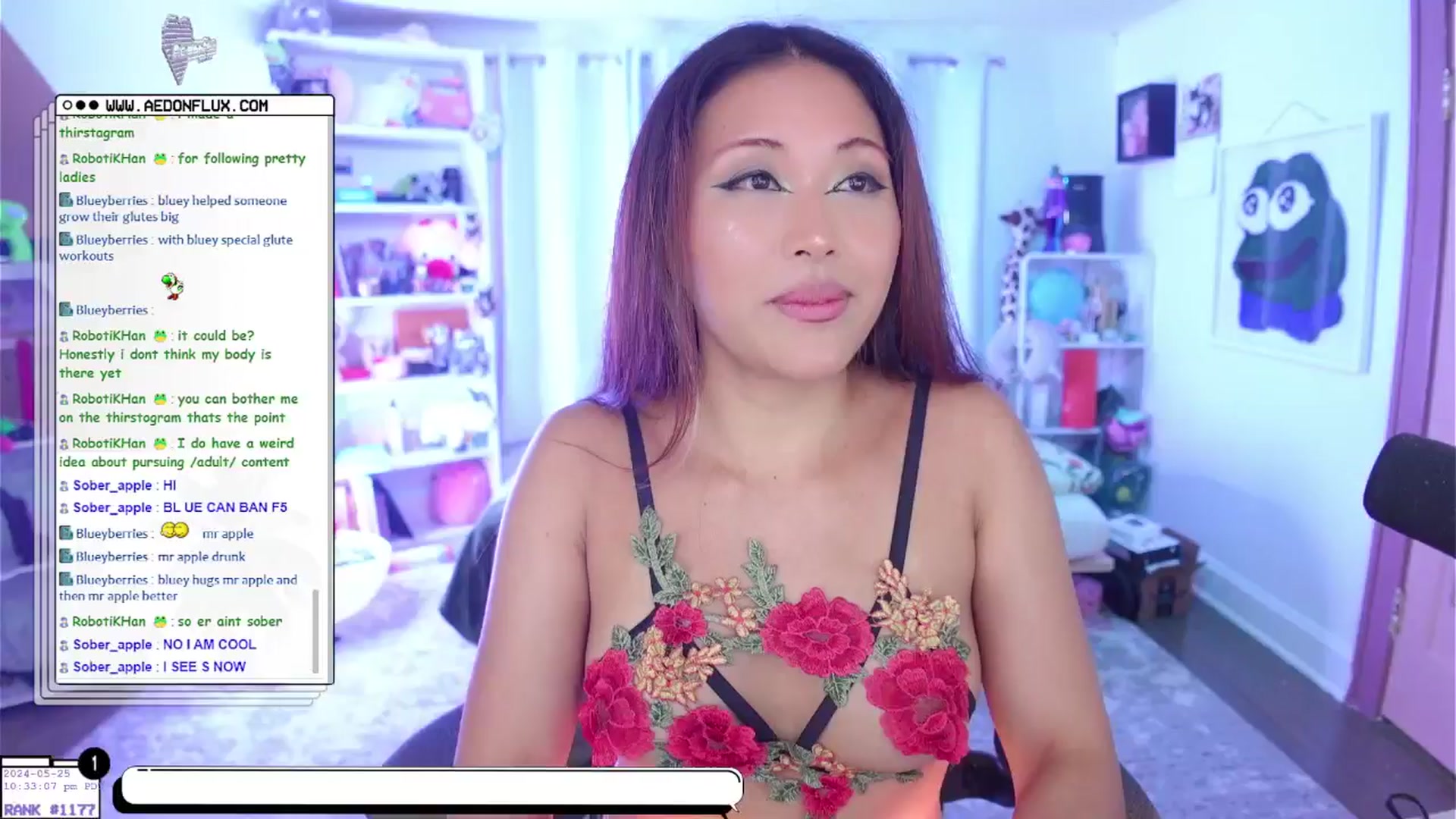 Gallery image thumbnail from AedonFlux's myfreecams stream on, 05/26/2024, 06:31 image 12 of 20