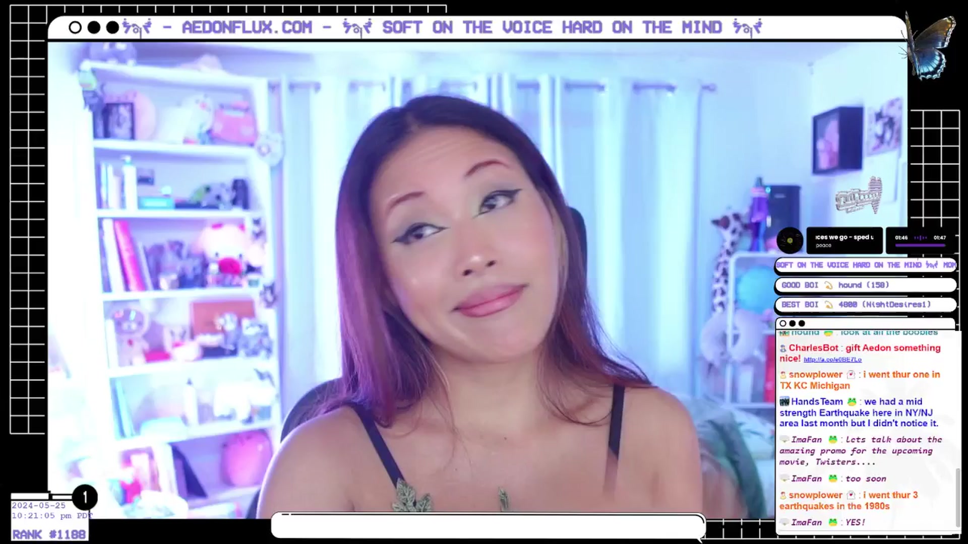 Gallery image thumbnail from AedonFlux's myfreecams stream on, 05/26/2024, 06:31 image 10 of 20