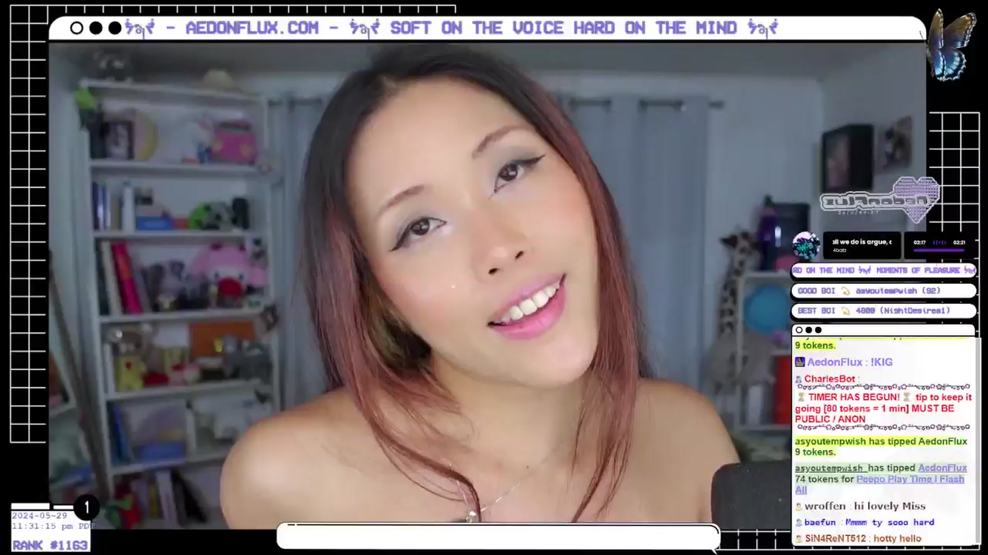 Gallery image thumbnail from AedonFlux's myfreecams stream on, 05/30/2024, 06:40 image 13 of 20