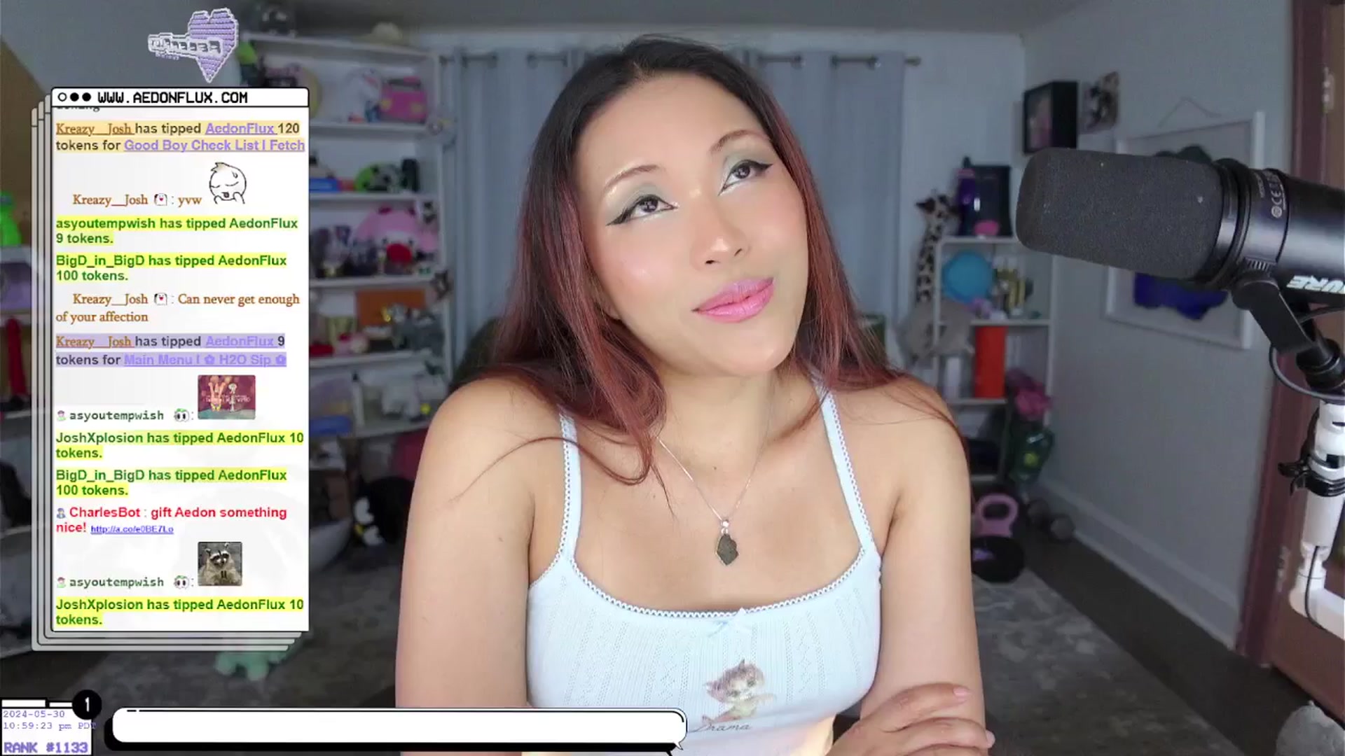 Gallery image thumbnail from AedonFlux's myfreecams stream on, 05/31/2024, 06:39 image 10 of 20
