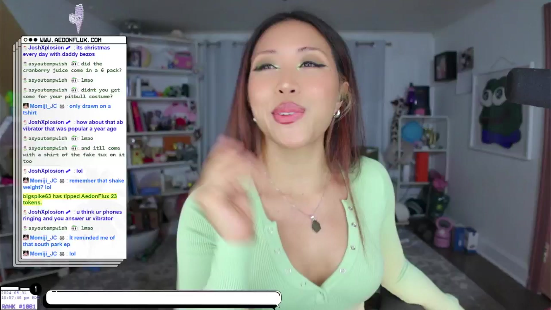 Gallery image thumbnail from AedonFlux's myfreecams stream on, 06/01/2024, 06:43 image 10 of 20