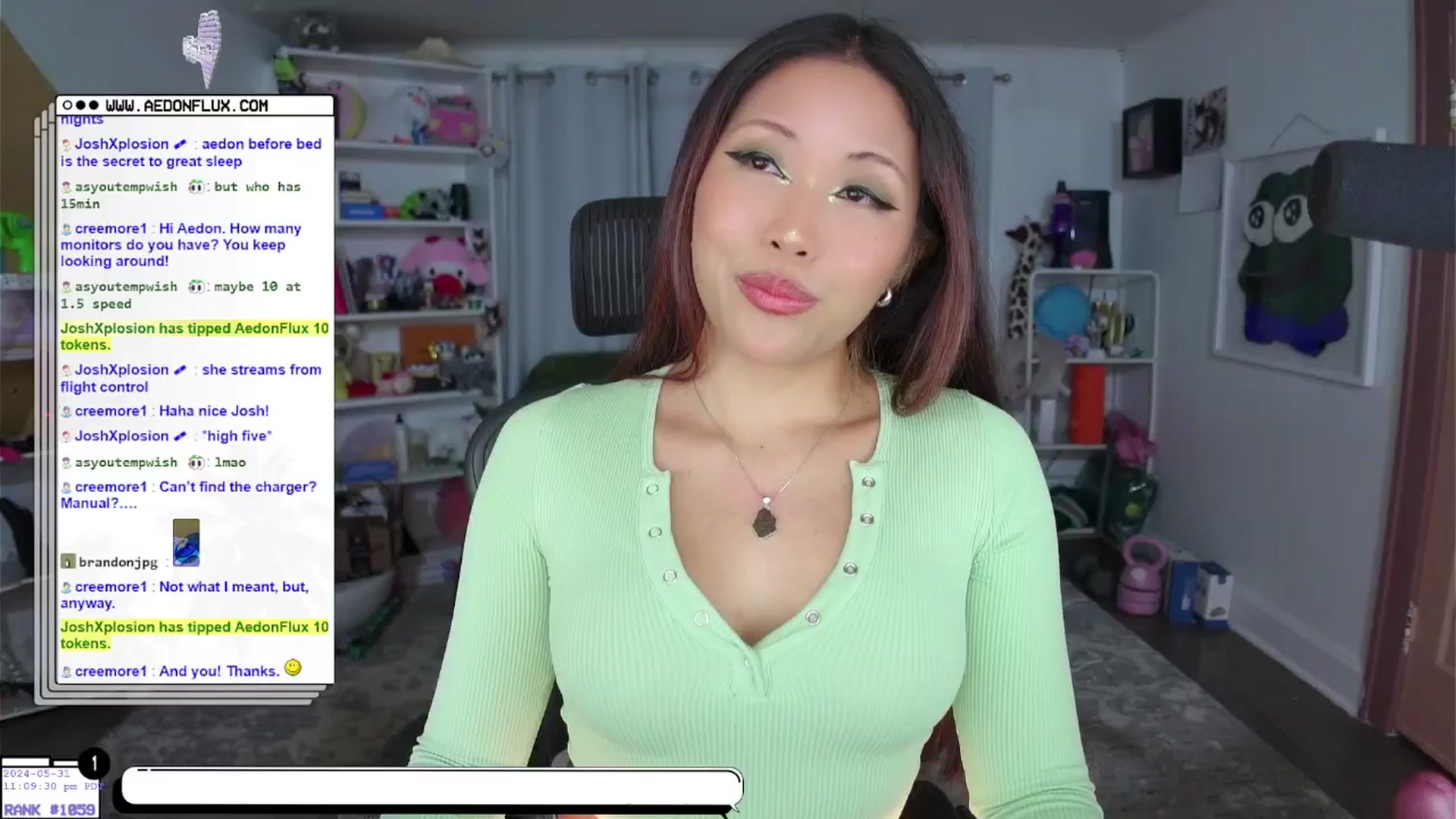 Gallery image thumbnail from AedonFlux's myfreecams stream on, 06/01/2024, 06:43 image 13 of 20