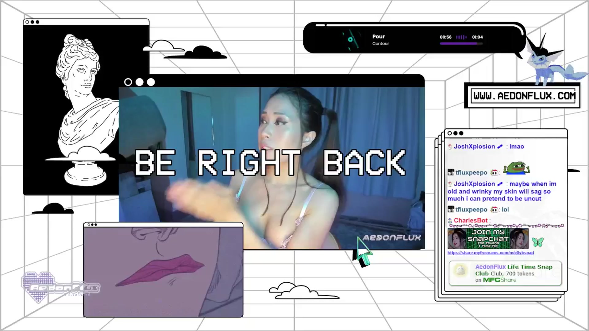 Gallery image thumbnail from AedonFlux's myfreecams stream on, 06/02/2024, 07:03 image 17 of 20