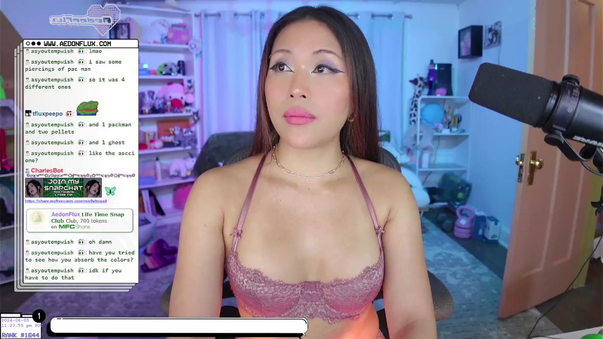 Gallery image thumbnail from AedonFlux's myfreecams stream on, 06/06/2024, 06:33 image 20 of 20