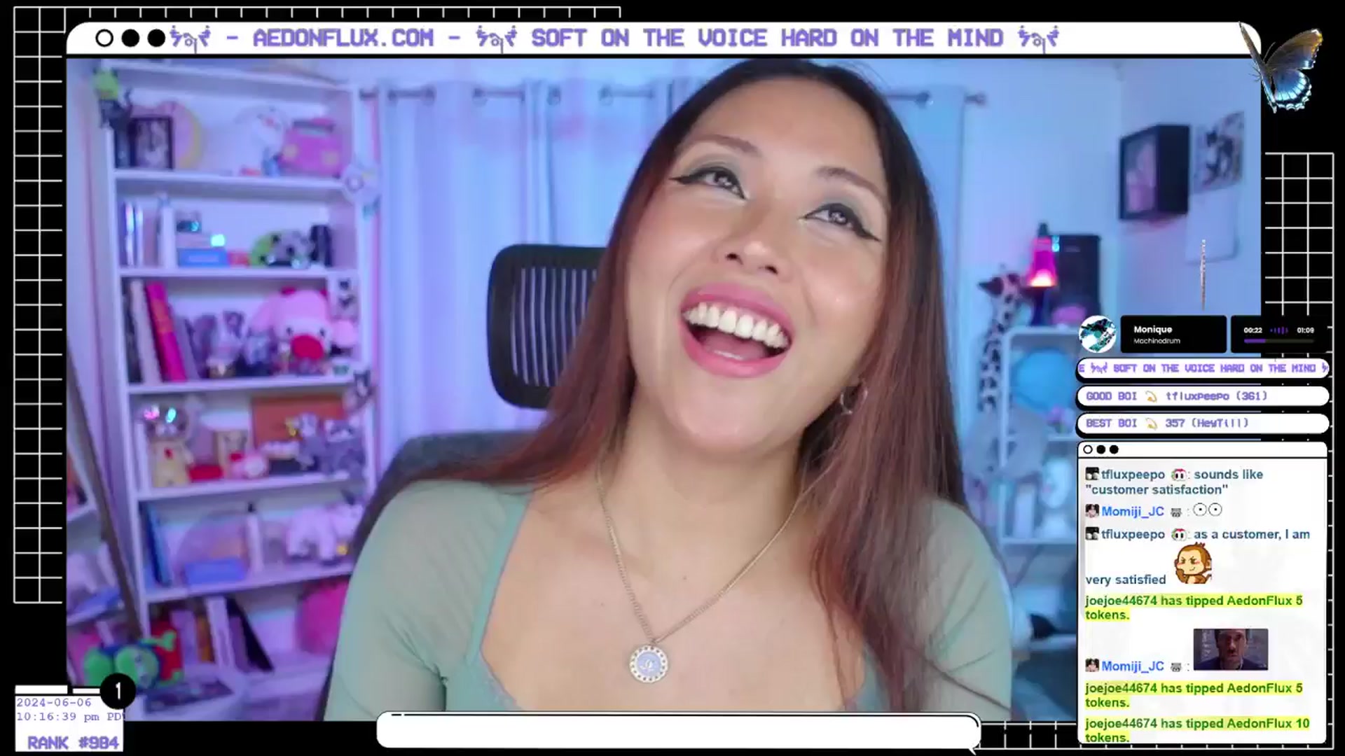 Gallery image thumbnail from AedonFlux's myfreecams stream on, 06/07/2024, 06:57 image 5 of 20