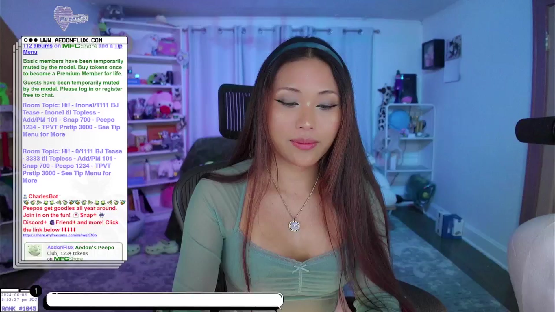 Gallery image thumbnail from AedonFlux's myfreecams stream on, 06/07/2024, 06:57 image 1 of 20