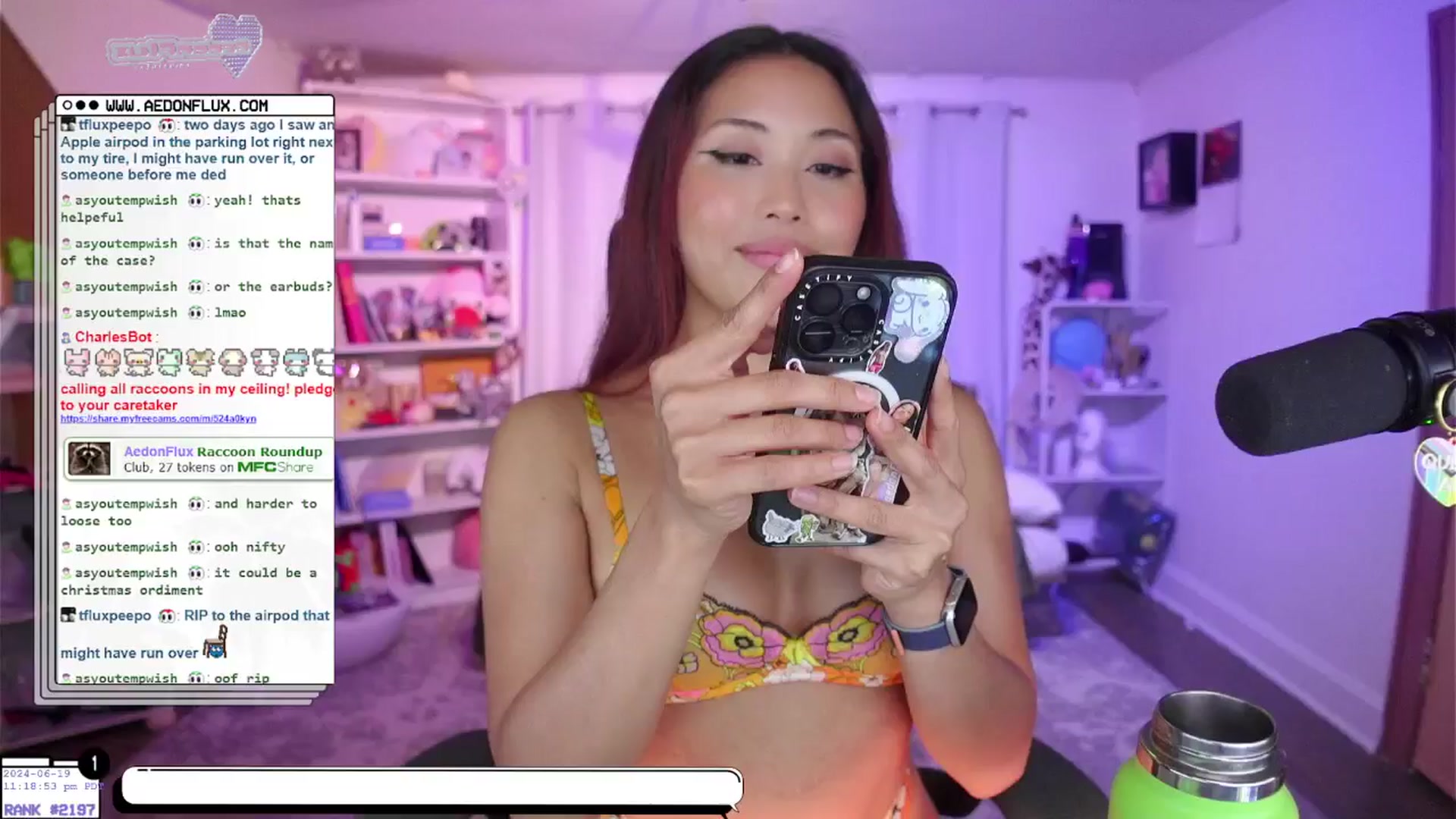 Gallery image thumbnail from AedonFlux's myfreecams stream on, 06/20/2024, 07:04 image 3 of 20