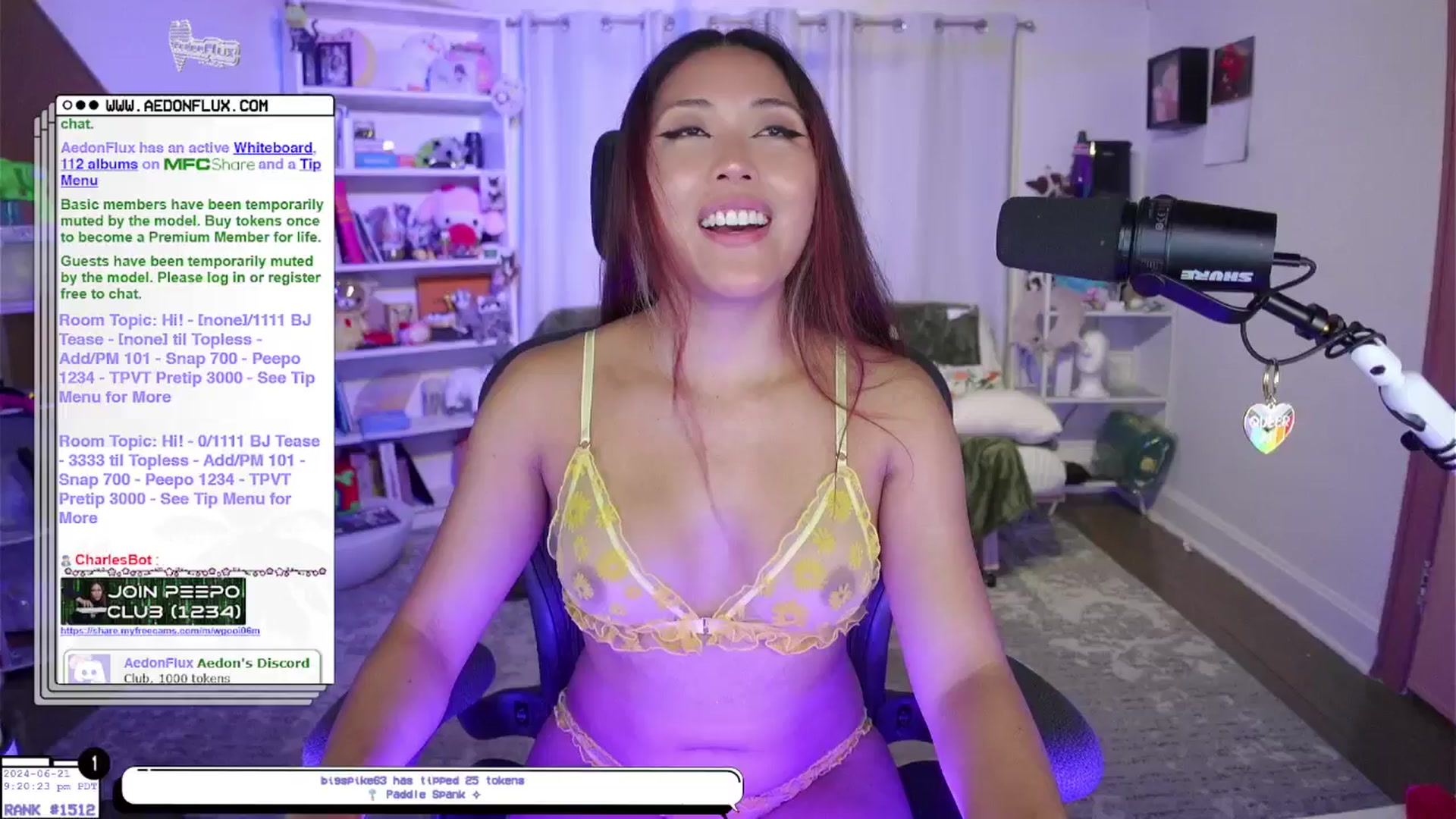 Gallery image thumbnail from AedonFlux's myfreecams stream on, 06/22/2024, 05:10 image 1 of 20