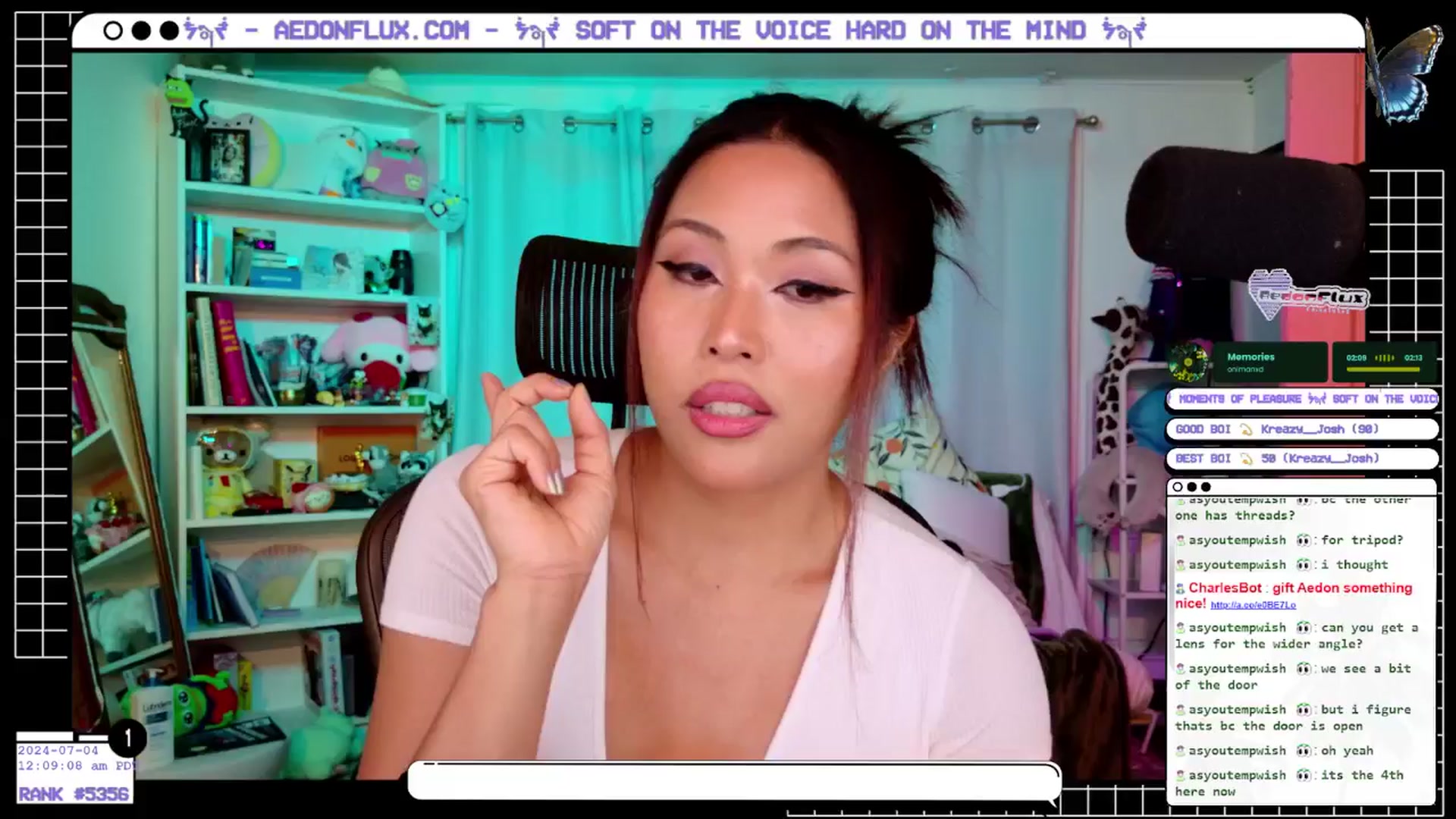 Gallery image thumbnail from AedonFlux's myfreecams stream on, 07/04/2024, 07:13 image 20 of 20