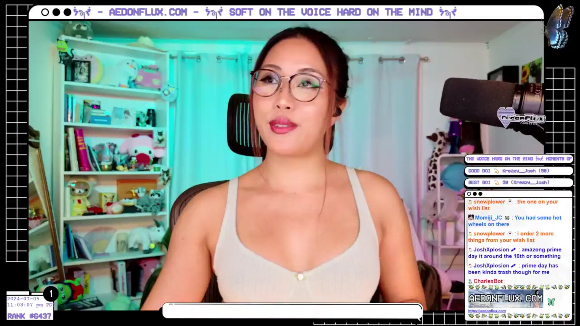 Gallery image thumbnail from AedonFlux's myfreecams stream on, 07/06/2024, 06:39 image 9 of 20