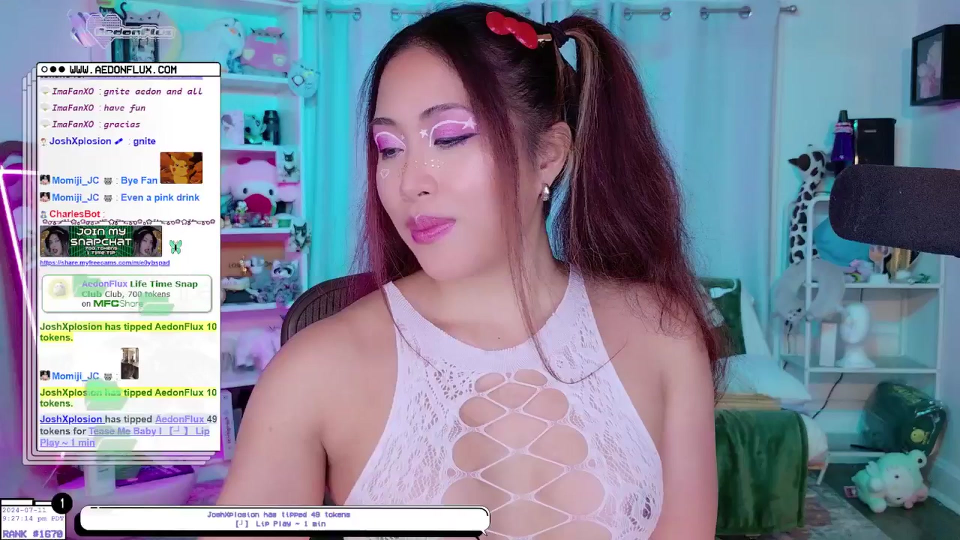 Gallery image thumbnail from AedonFlux's myfreecams stream on, 07/12/2024, 07:15 image 3 of 20