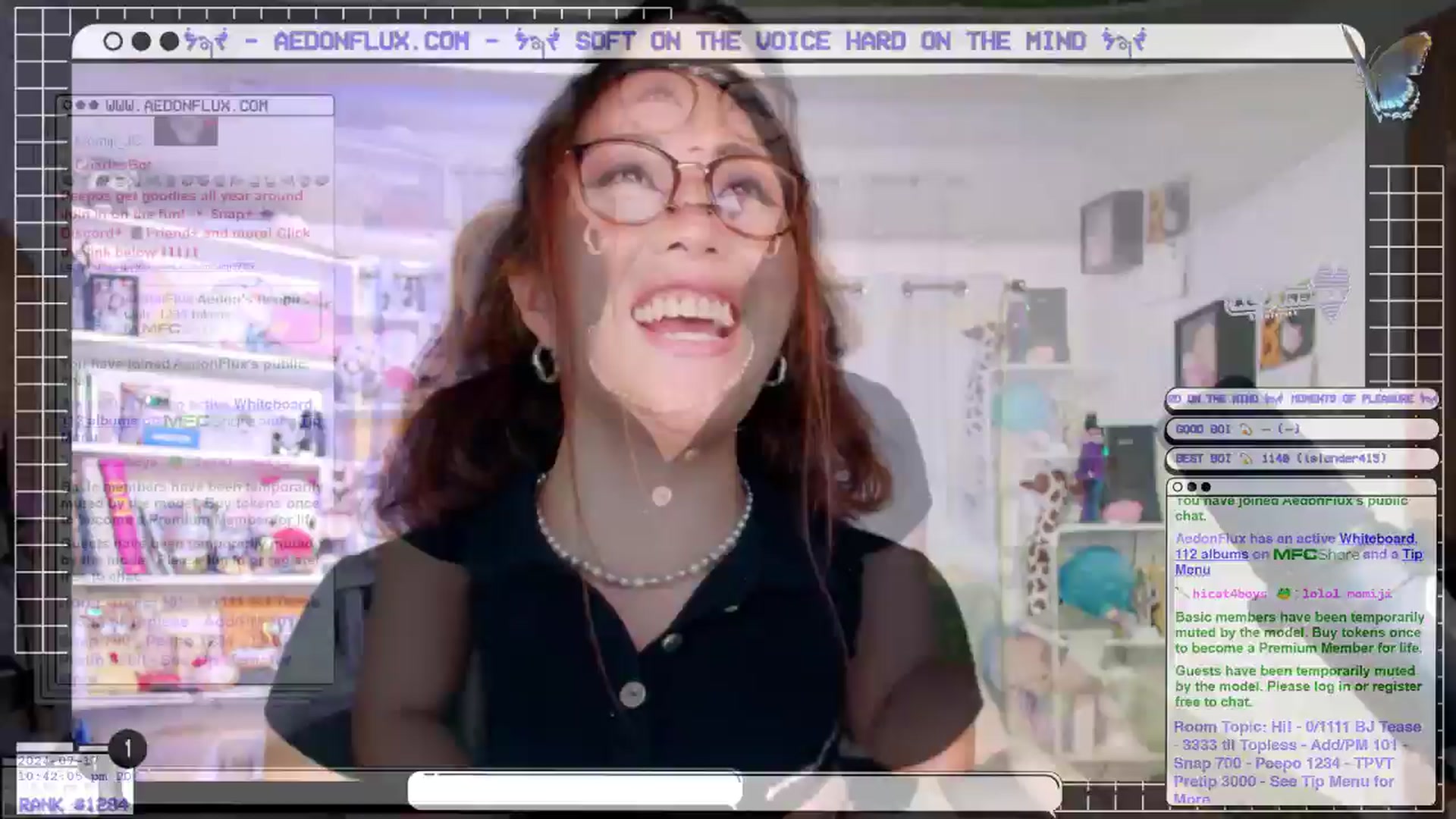 Gallery image thumbnail from AedonFlux's myfreecams stream on, 07/18/2024, 07:17 image 1 of 20