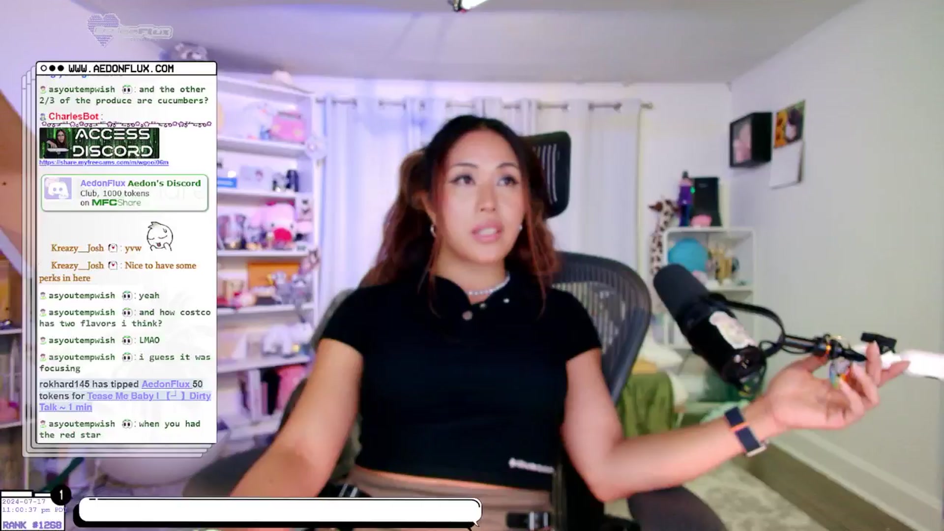 Gallery image thumbnail from AedonFlux's myfreecams stream on, 07/18/2024, 07:17 image 5 of 20