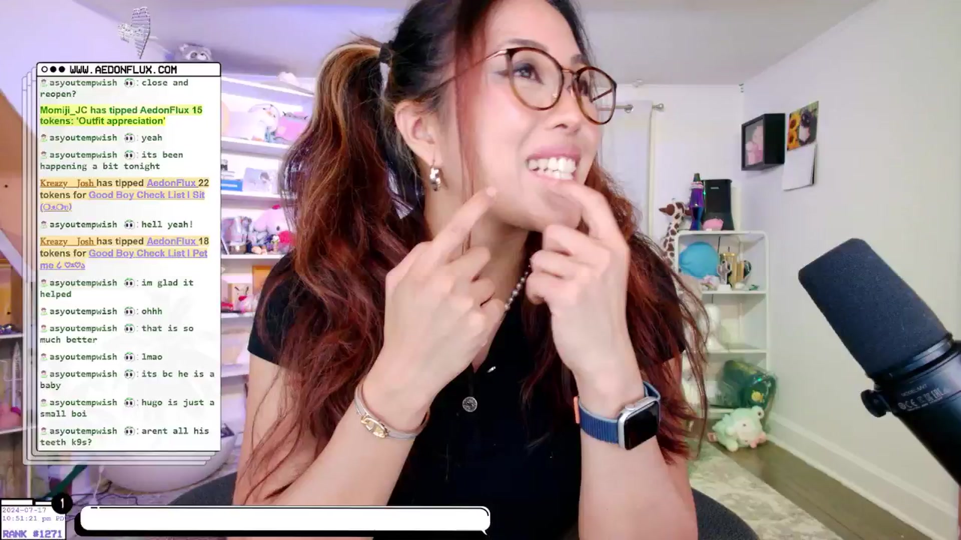 Gallery image thumbnail from AedonFlux's myfreecams stream on, 07/18/2024, 07:17 image 3 of 20