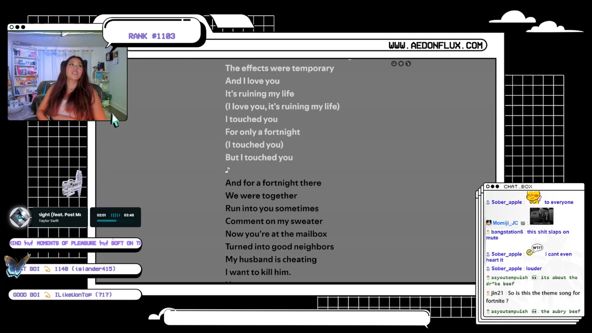 Gallery image thumbnail from AedonFlux's myfreecams stream on, 07/19/2024, 07:17 image 19 of 20