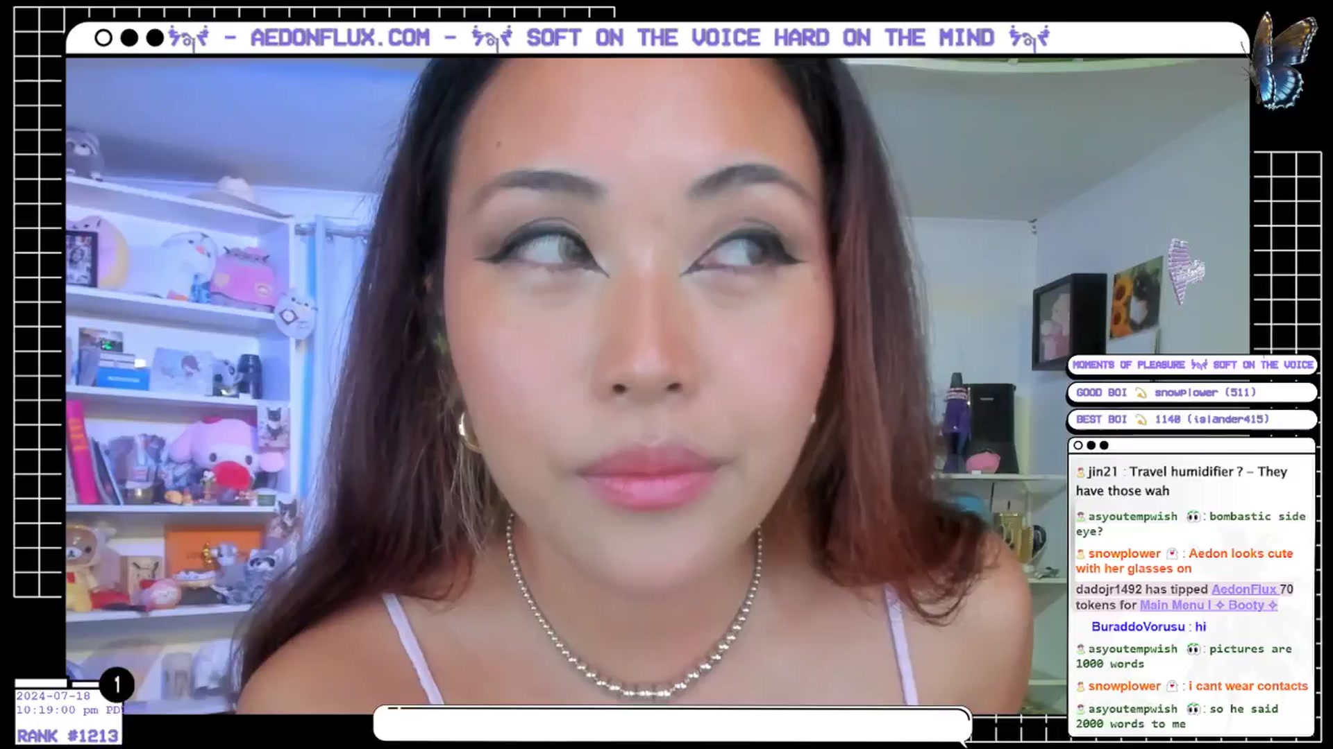 Gallery image thumbnail from AedonFlux's myfreecams stream on, 07/19/2024, 07:17 image 4 of 20