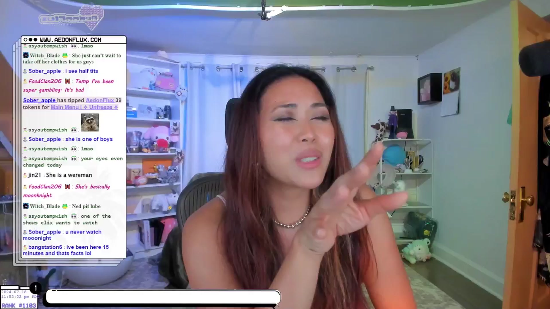 Gallery image thumbnail from AedonFlux's myfreecams stream on, 07/19/2024, 07:17 image 18 of 20