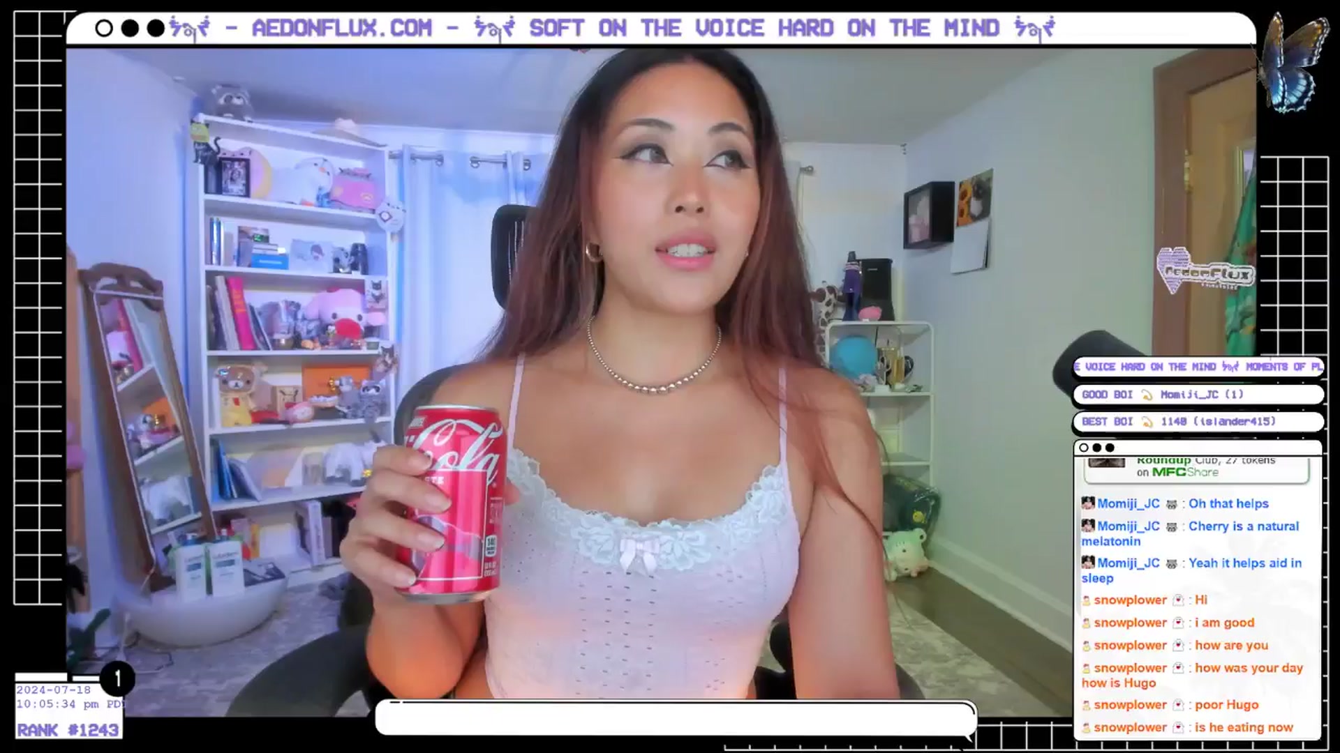 Gallery image thumbnail from AedonFlux's myfreecams stream on, 07/19/2024, 07:17 image 2 of 20