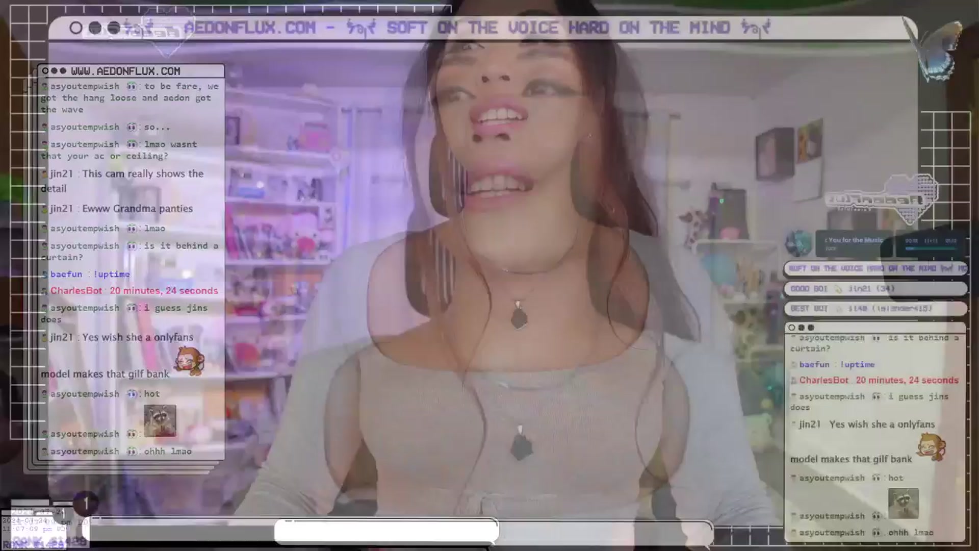 Gallery image thumbnail from AedonFlux's myfreecams stream on, 07/25/2024, 07:26 image 5 of 20