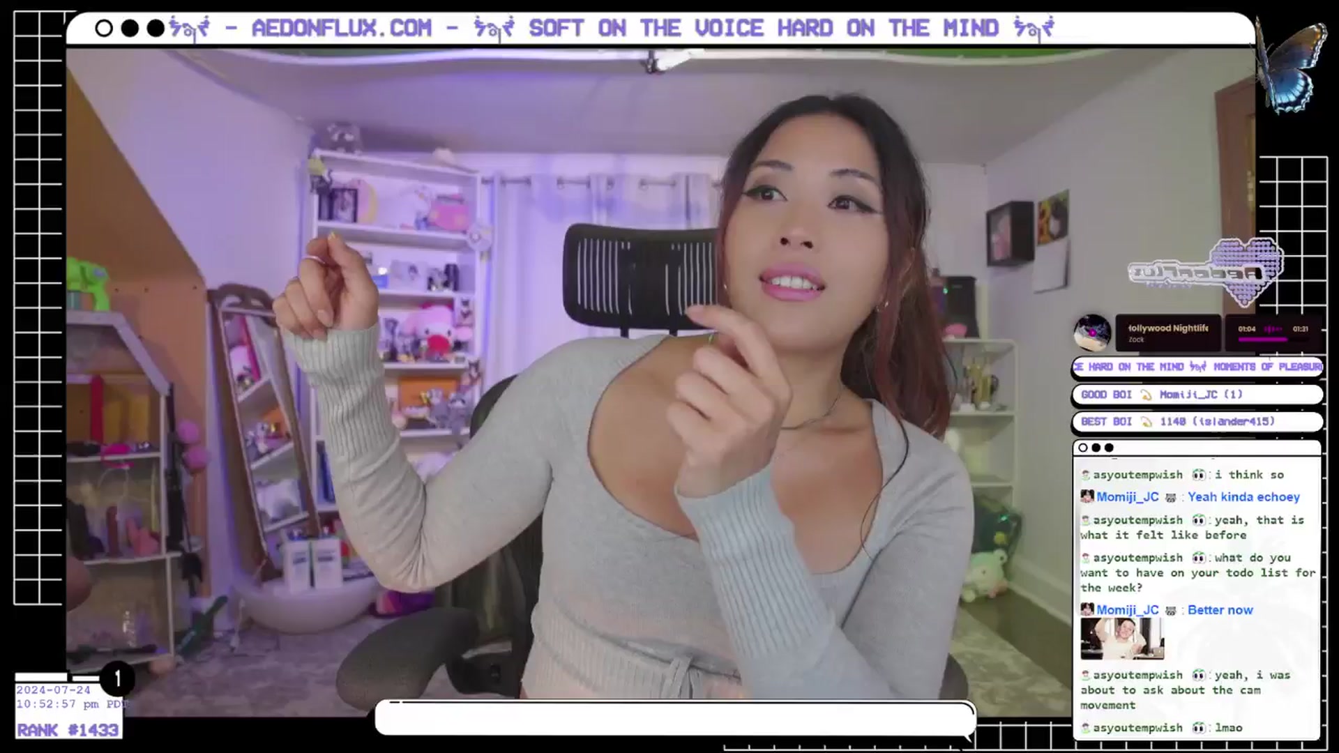 Gallery image thumbnail from AedonFlux's myfreecams stream on, 07/25/2024, 07:26 image 2 of 20