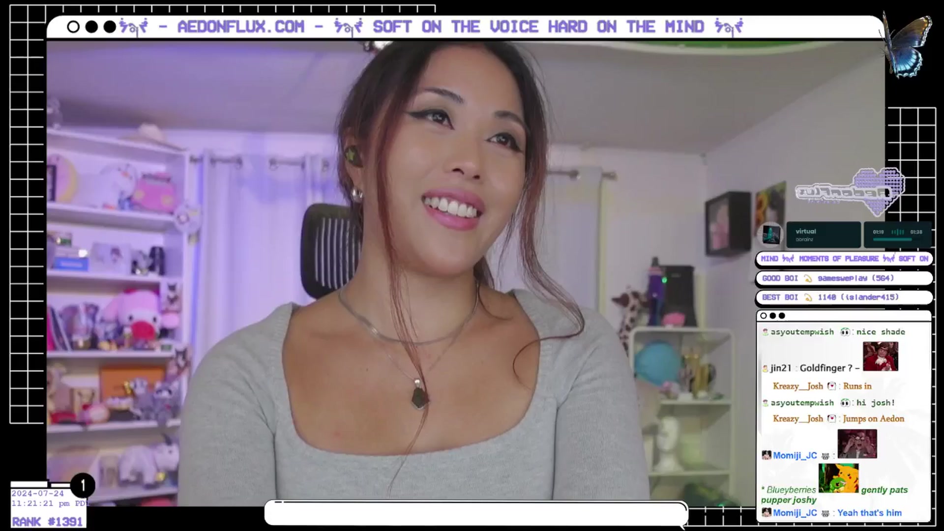 Gallery image thumbnail from AedonFlux's myfreecams stream on, 07/25/2024, 07:26 image 8 of 20