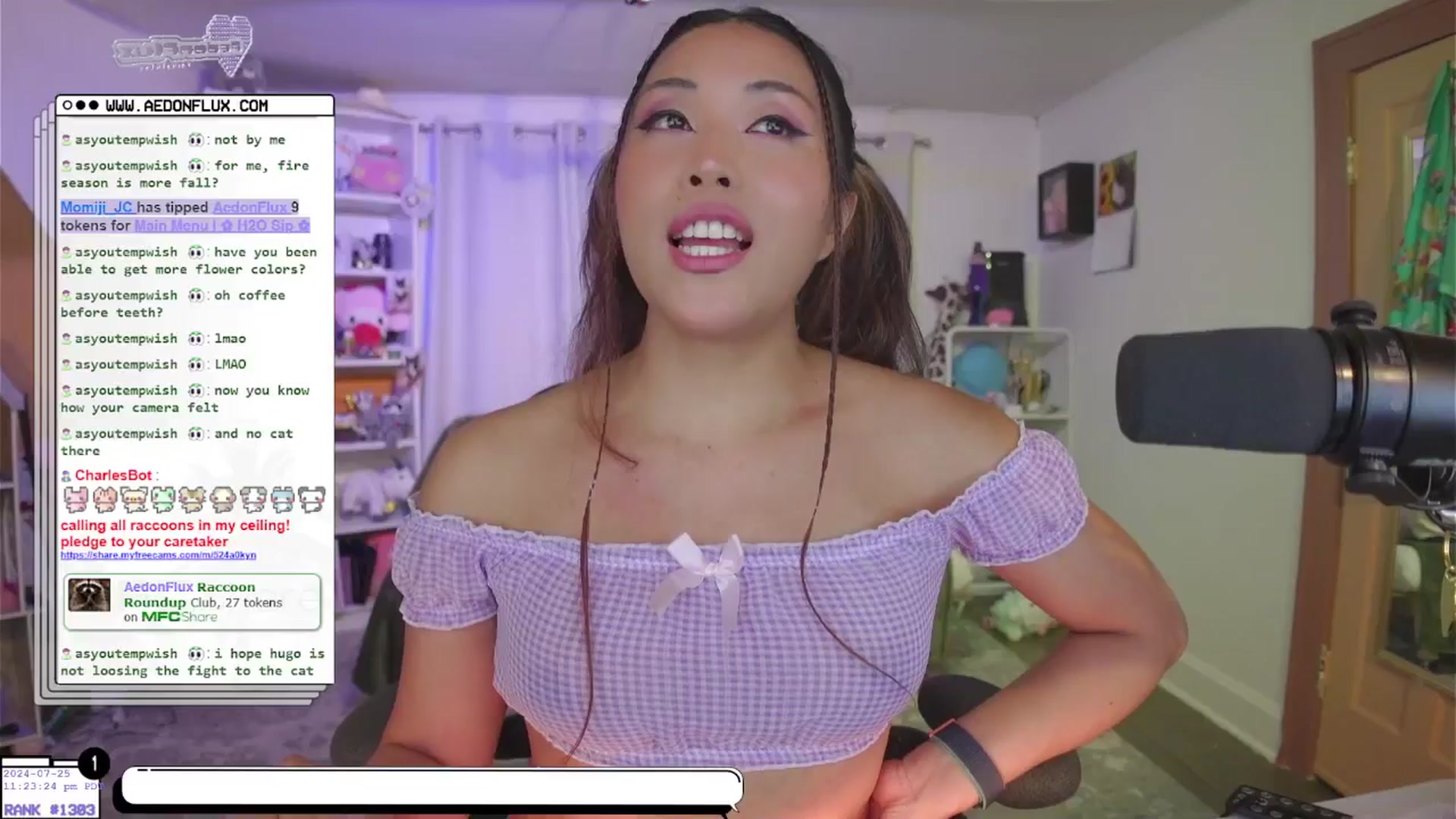 Gallery image thumbnail from AedonFlux's myfreecams stream on, 07/26/2024, 07:12 image 11 of 20