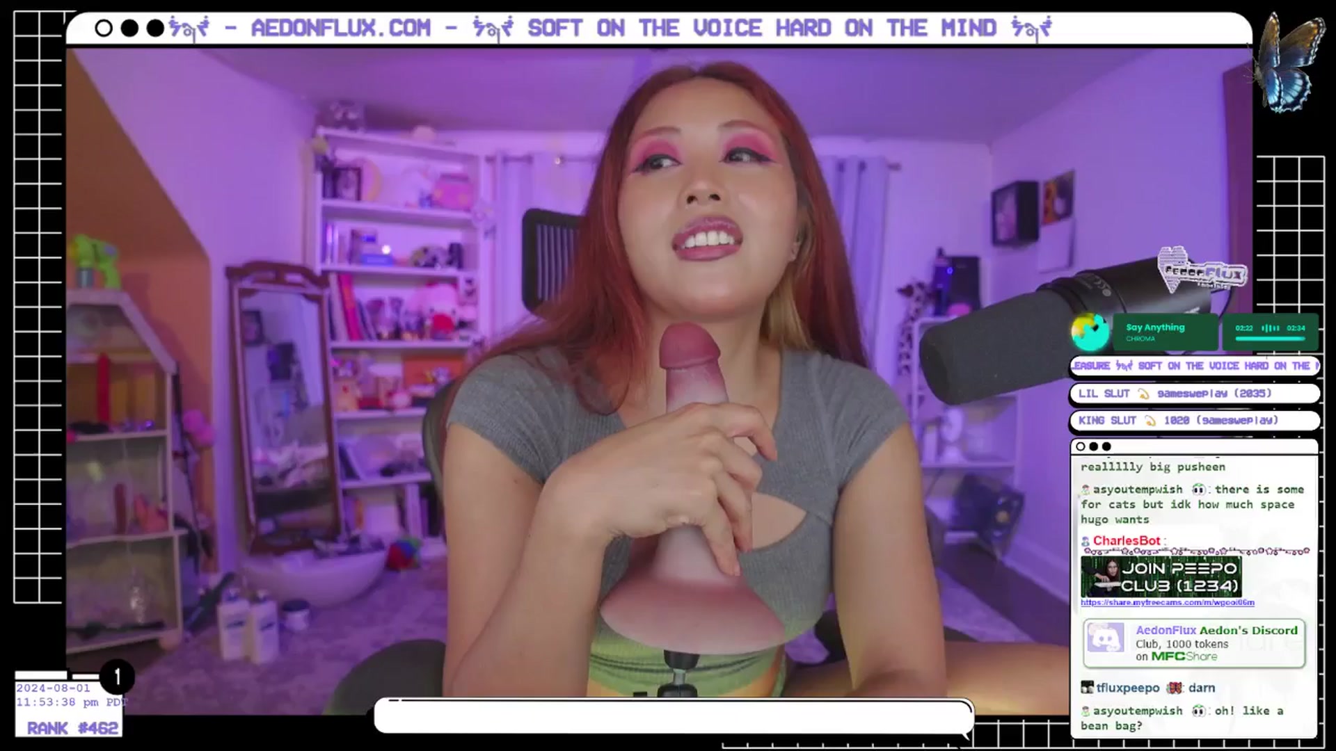 Gallery image thumbnail from AedonFlux's myfreecams stream on, 08/02/2024, 07:08 image 18 of 20