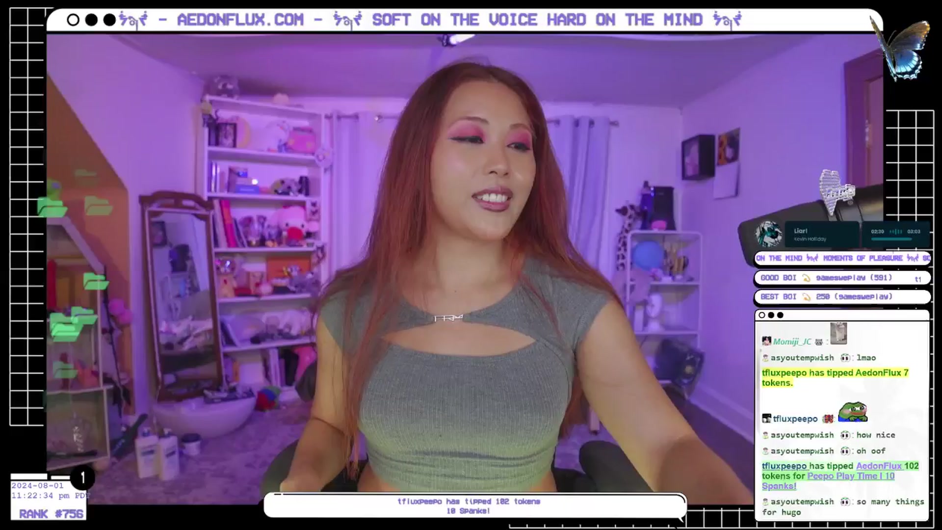 Gallery image thumbnail from AedonFlux's myfreecams stream on, 08/02/2024, 07:08 image 10 of 20