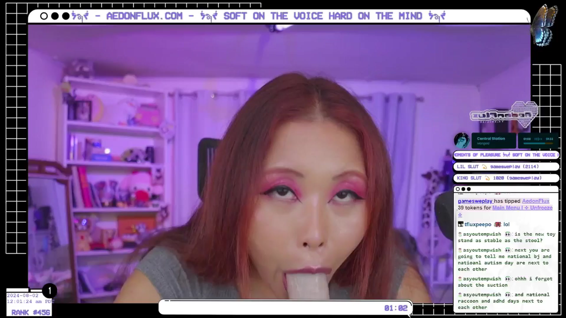 Gallery image thumbnail from AedonFlux's myfreecams stream on, 08/02/2024, 07:08 image 20 of 20