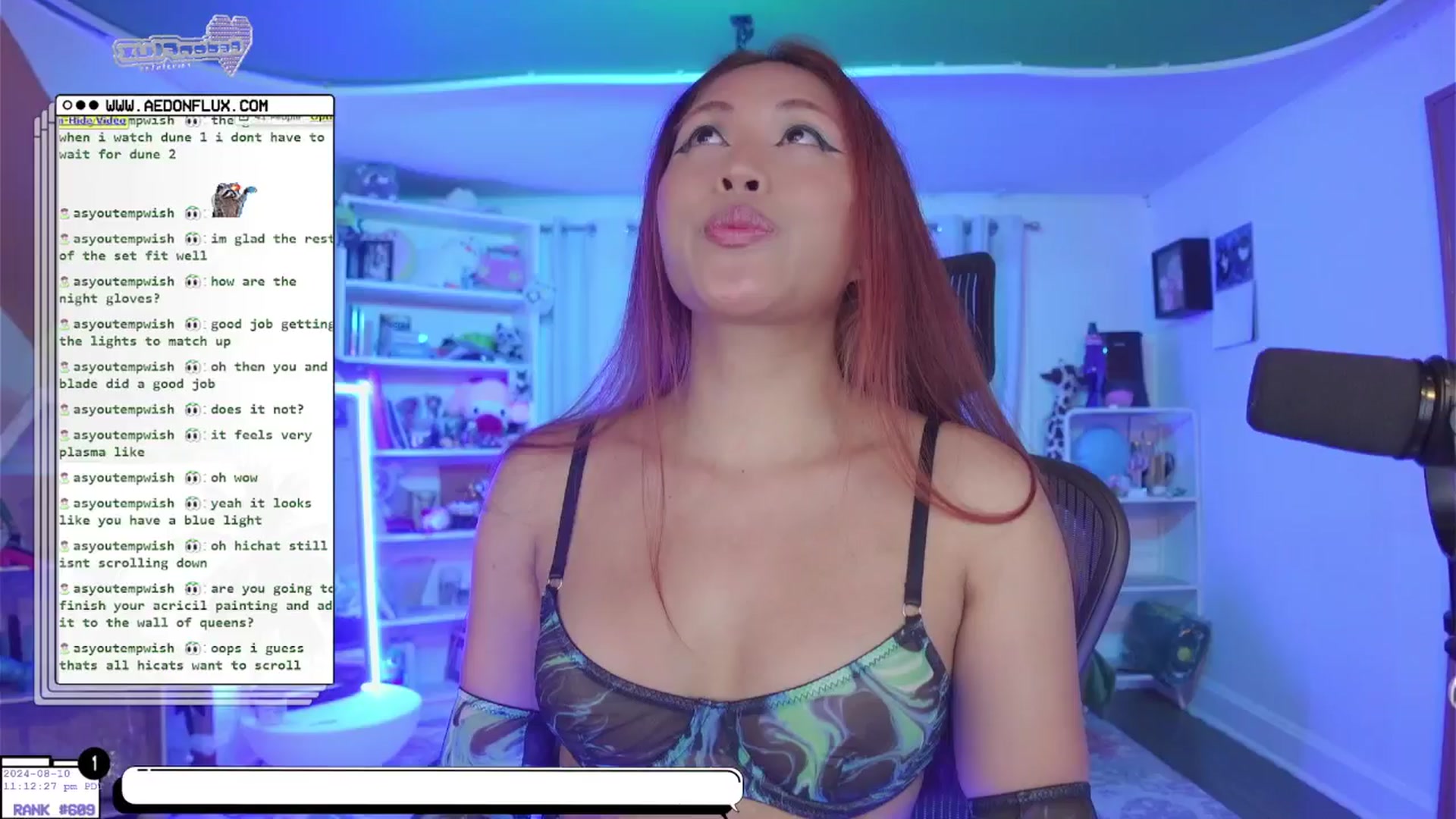Gallery image thumbnail from AedonFlux's myfreecams stream on, 08/11/2024, 07:25 image 5 of 20
