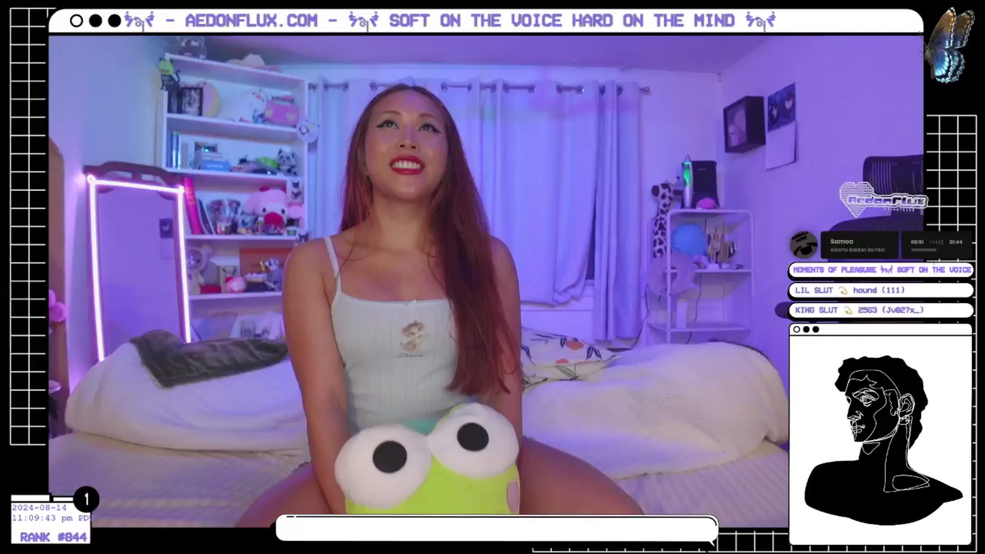 Gallery image thumbnail from AedonFlux's myfreecams stream on, 08/15/2024, 07:08 image 7 of 20