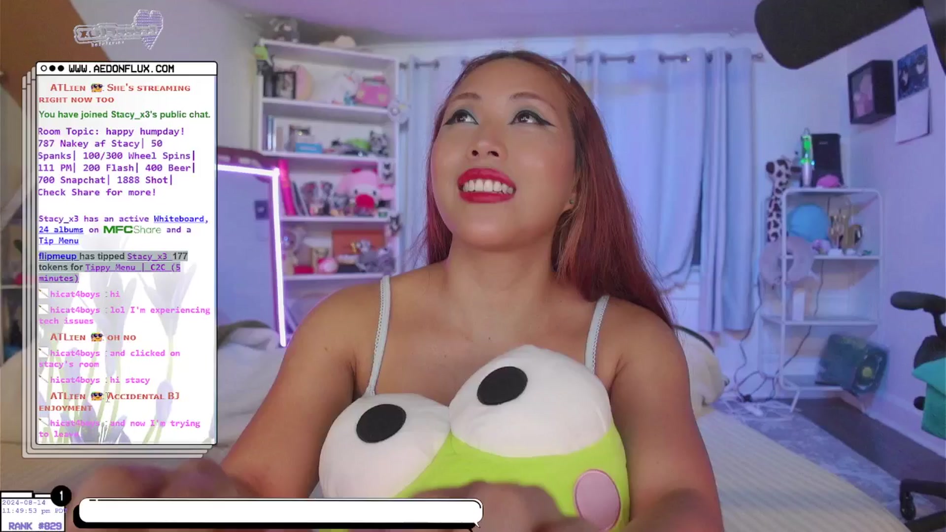Gallery image thumbnail from AedonFlux's myfreecams stream on, 08/15/2024, 07:08 image 17 of 20