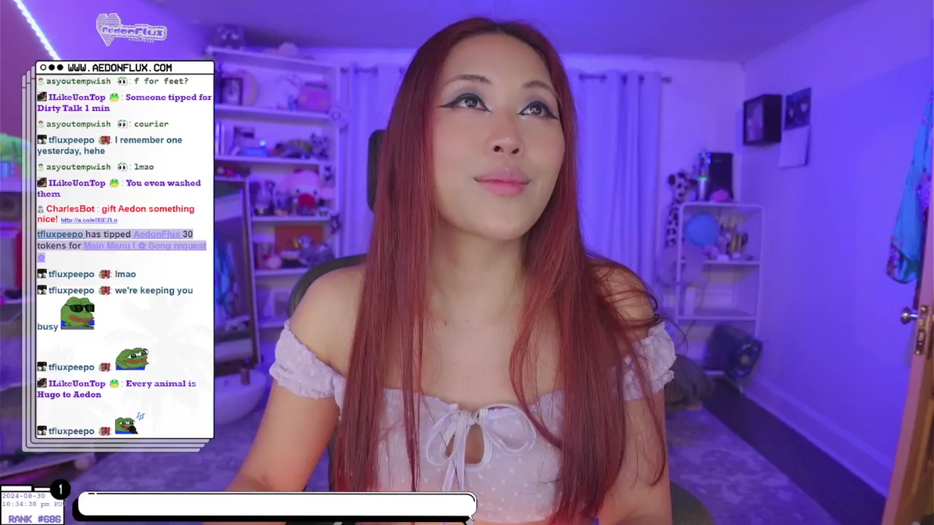 Gallery image thumbnail from AedonFlux's myfreecams stream on, 08/31/2024, 05:53 image 17 of 20