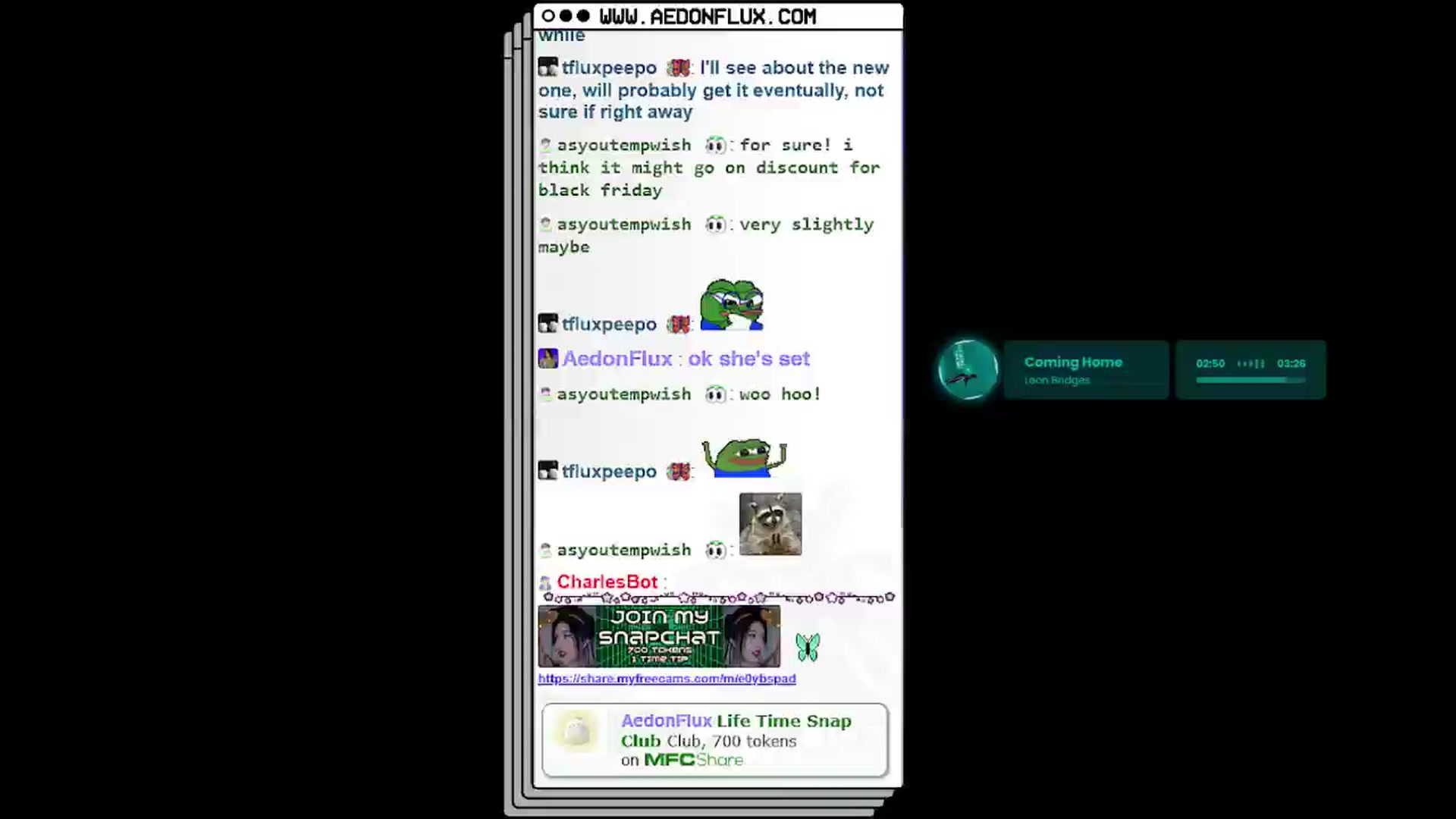 Gallery image thumbnail from AedonFlux's myfreecams stream on, 09/01/2024, 05:40 image 17 of 20