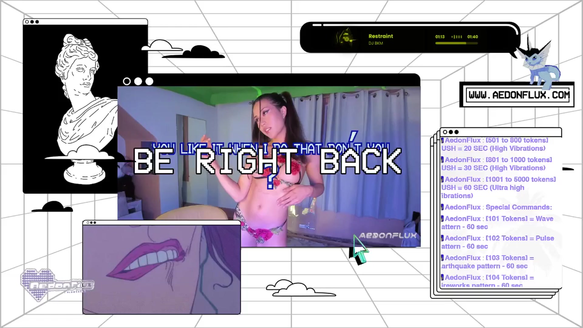 Gallery image thumbnail from AedonFlux's myfreecams stream on, 09/01/2024, 05:40 image 4 of 20