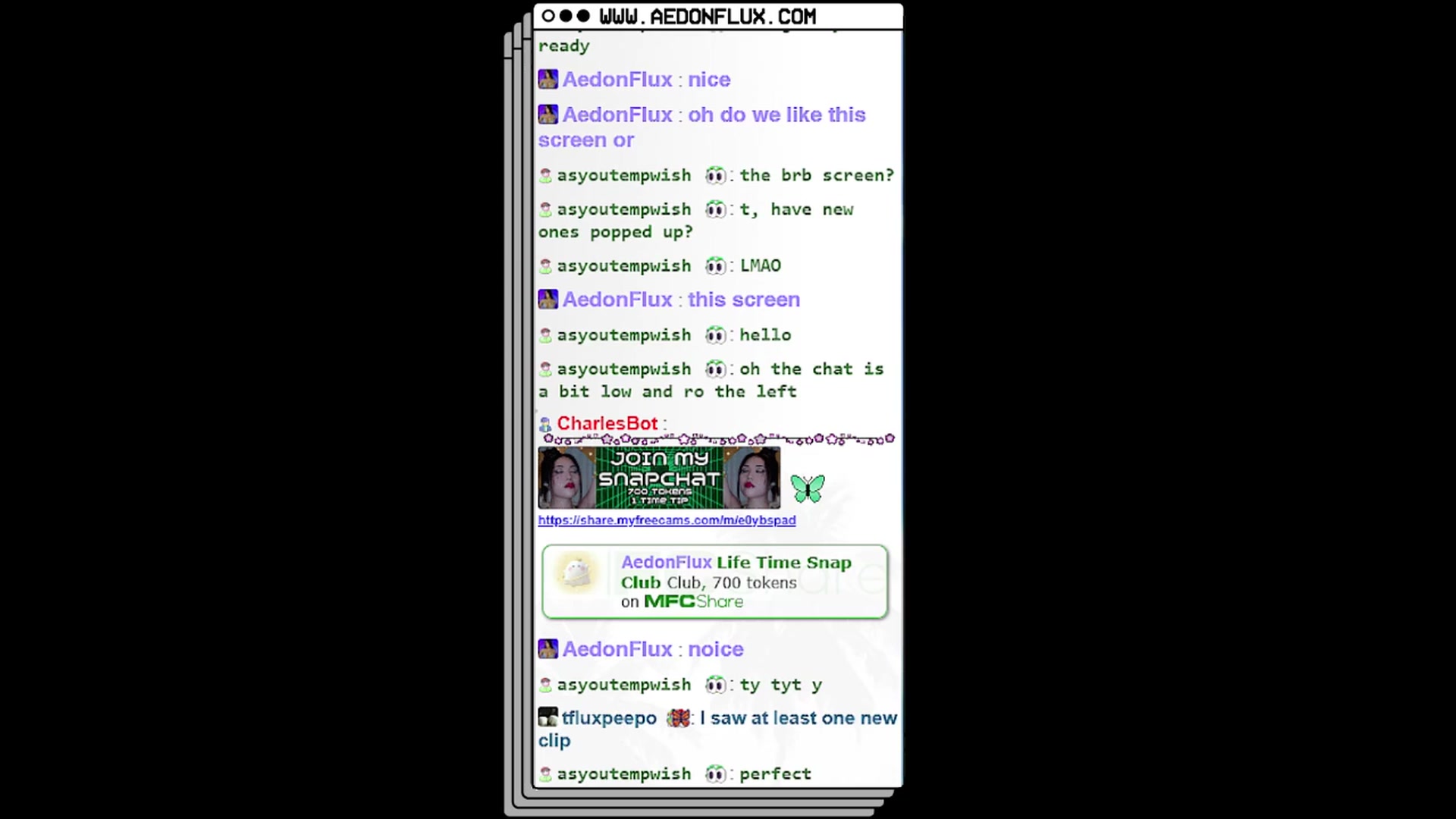Gallery image thumbnail from AedonFlux's myfreecams stream on, 09/01/2024, 05:40 image 7 of 20