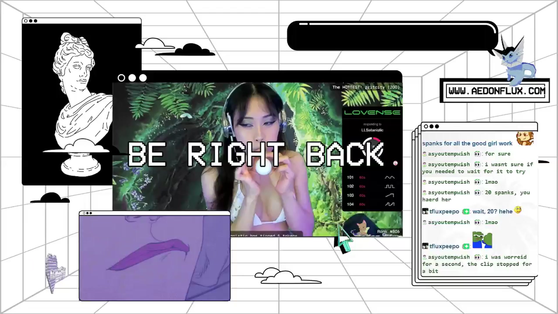 Gallery image thumbnail from AedonFlux's myfreecams stream on, 09/06/2024, 06:30 image 2 of 20