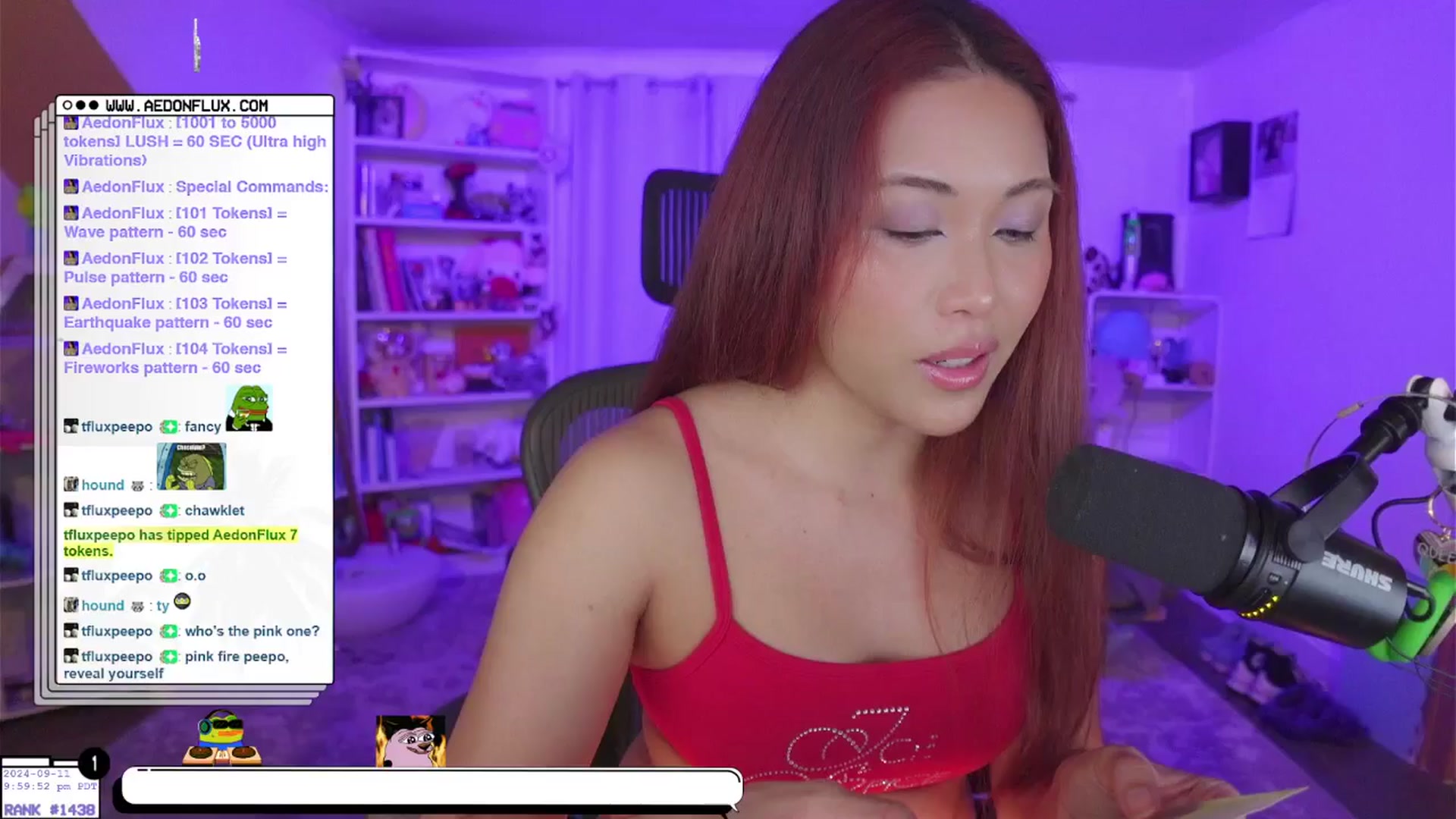 Gallery image thumbnail from AedonFlux's myfreecams stream on, 09/12/2024, 07:21 image 2 of 20