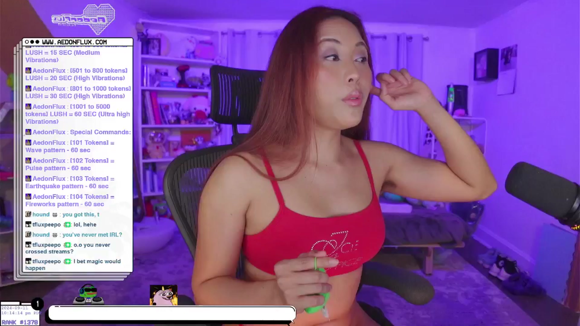 Gallery image thumbnail from AedonFlux's myfreecams stream on, 09/12/2024, 07:21 image 4 of 20